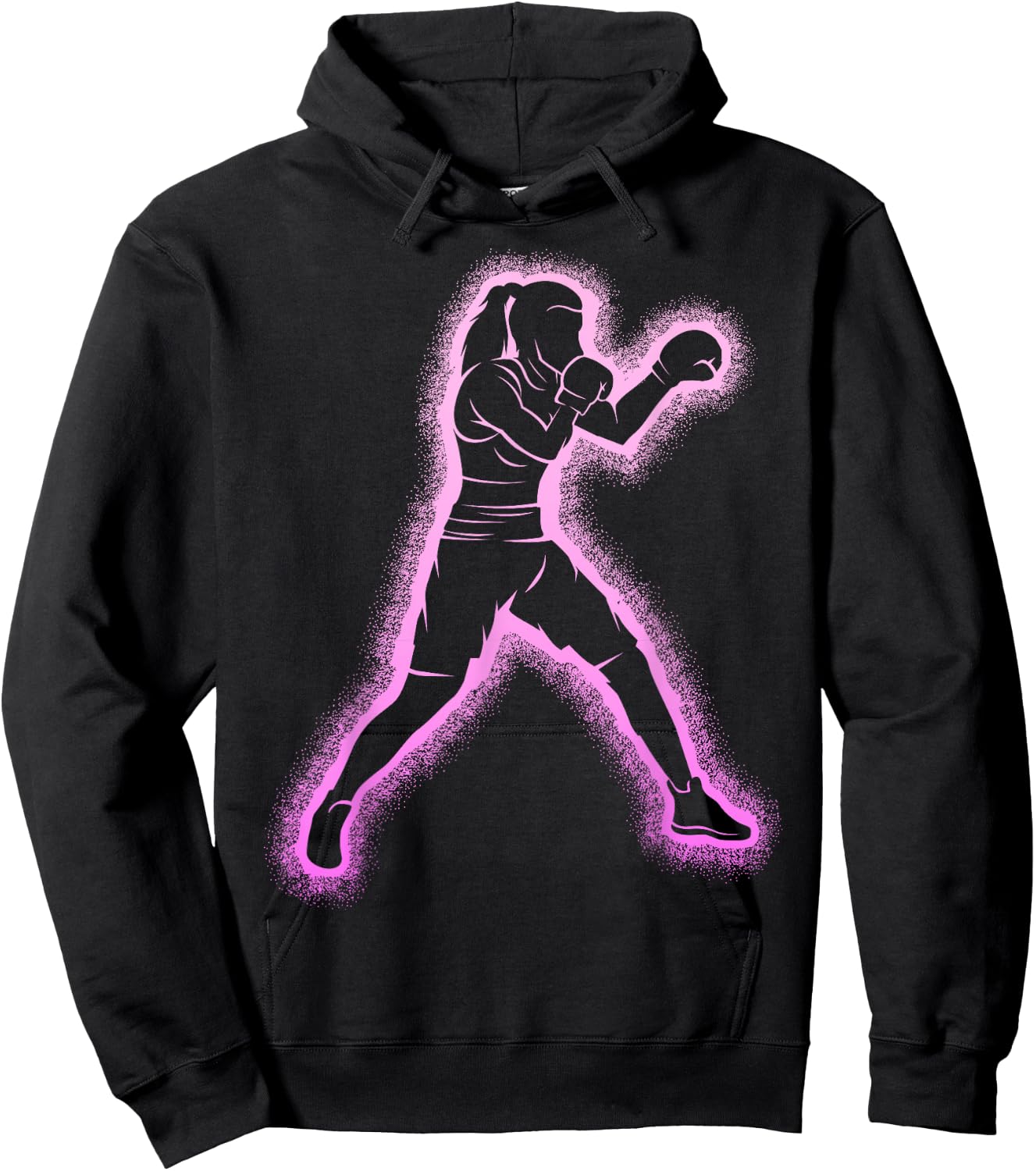 Boxen Boxerin Mädchen Damen Kinder Hoodie - Hoodie | Black