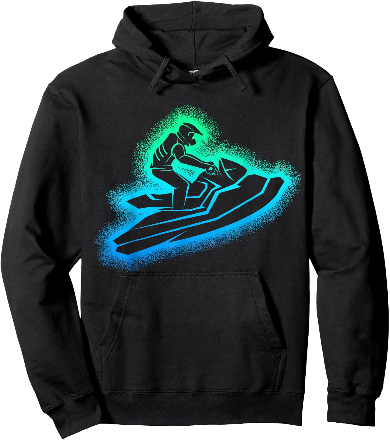 Jetski Water Sports Children Boys Men Hoodie - Hoodie | Black