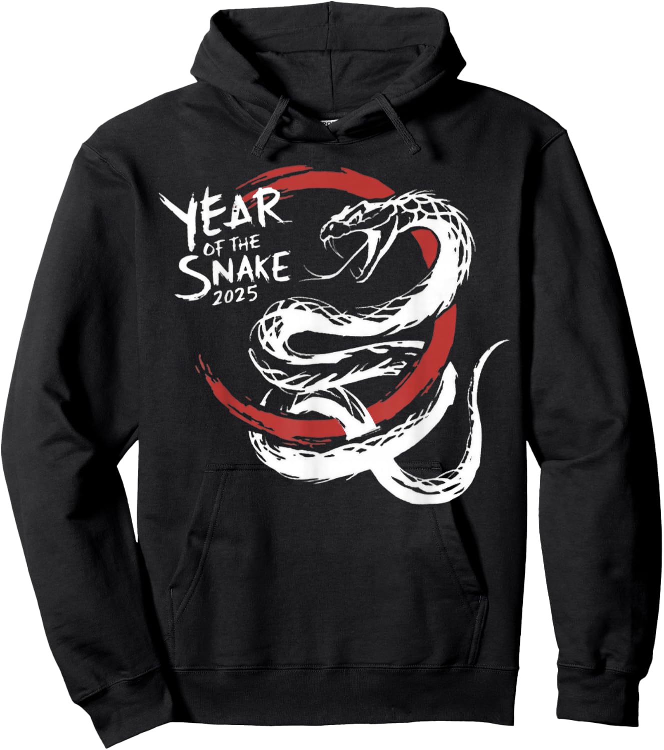 Chinese New Year Zodiac Sign 2025 Year of The Snake Hoodie - Hoodie | Black