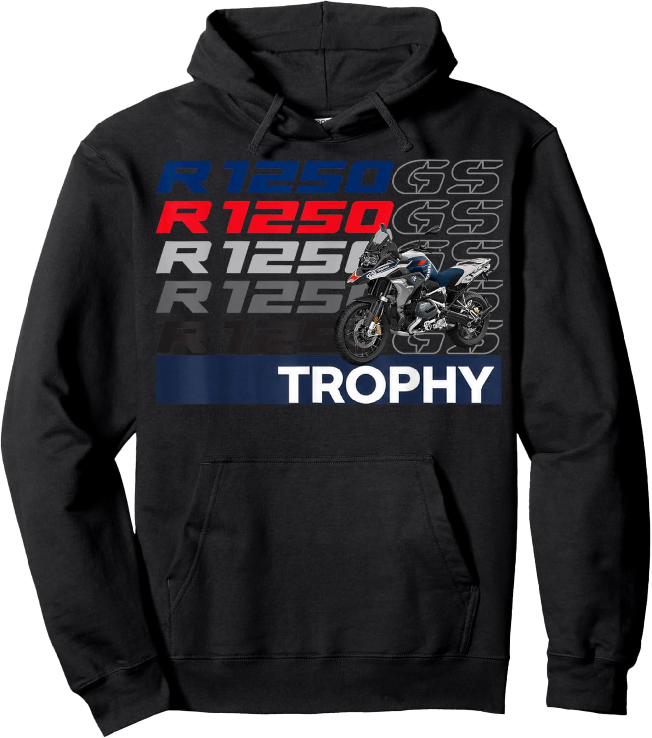 R 1250 GS Adventure Bike Moto Hoodie - Hoodie | Black