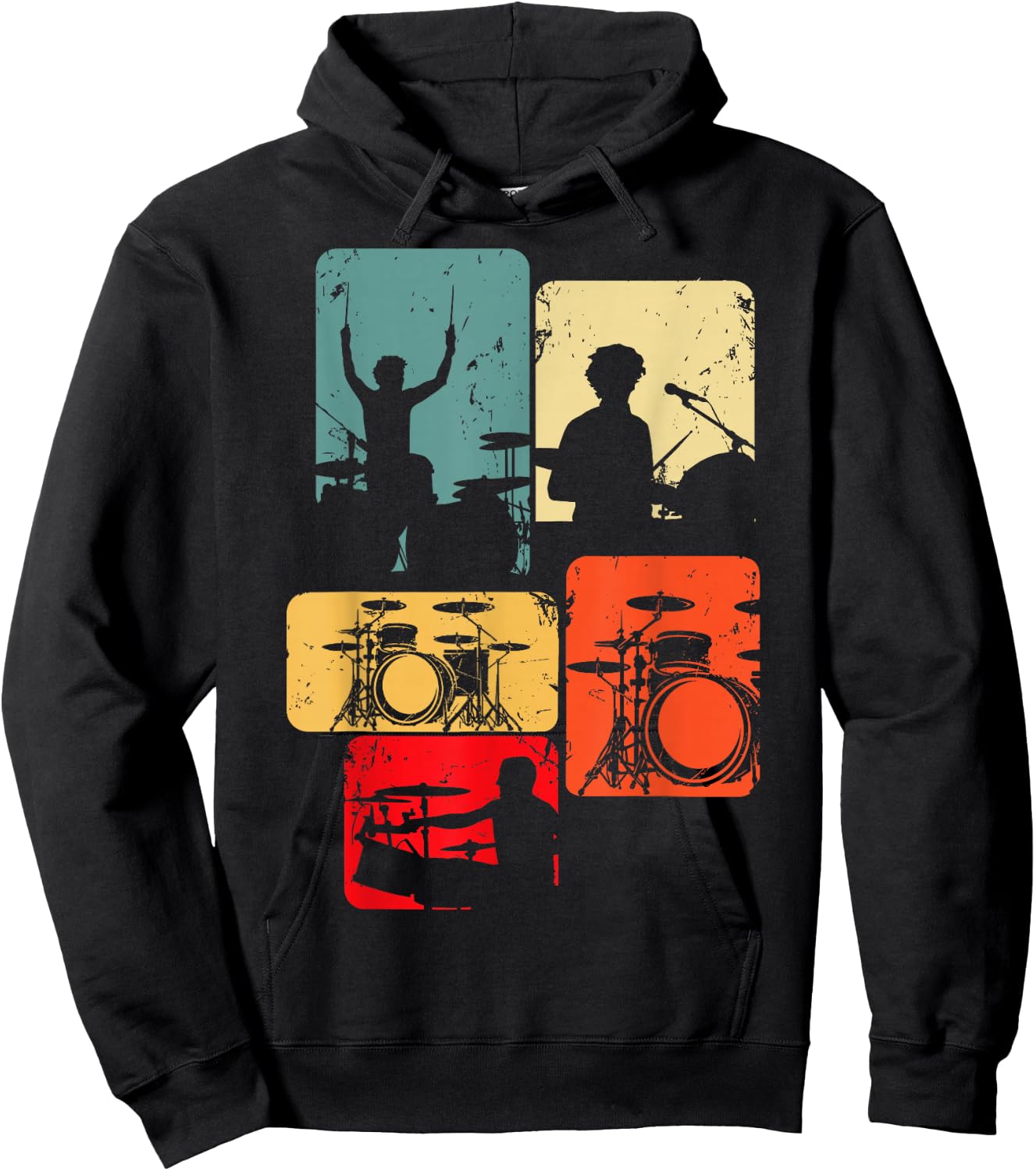 Drummer Children's Boys' , black Hoodie - Hoodie | Black