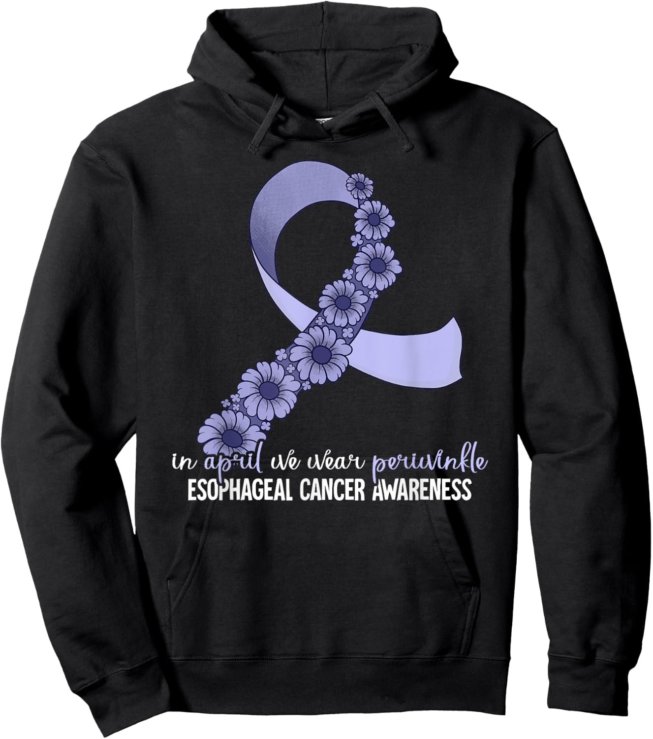 Esophageal Cancer Awareness Hoodie - Hoodie | Black