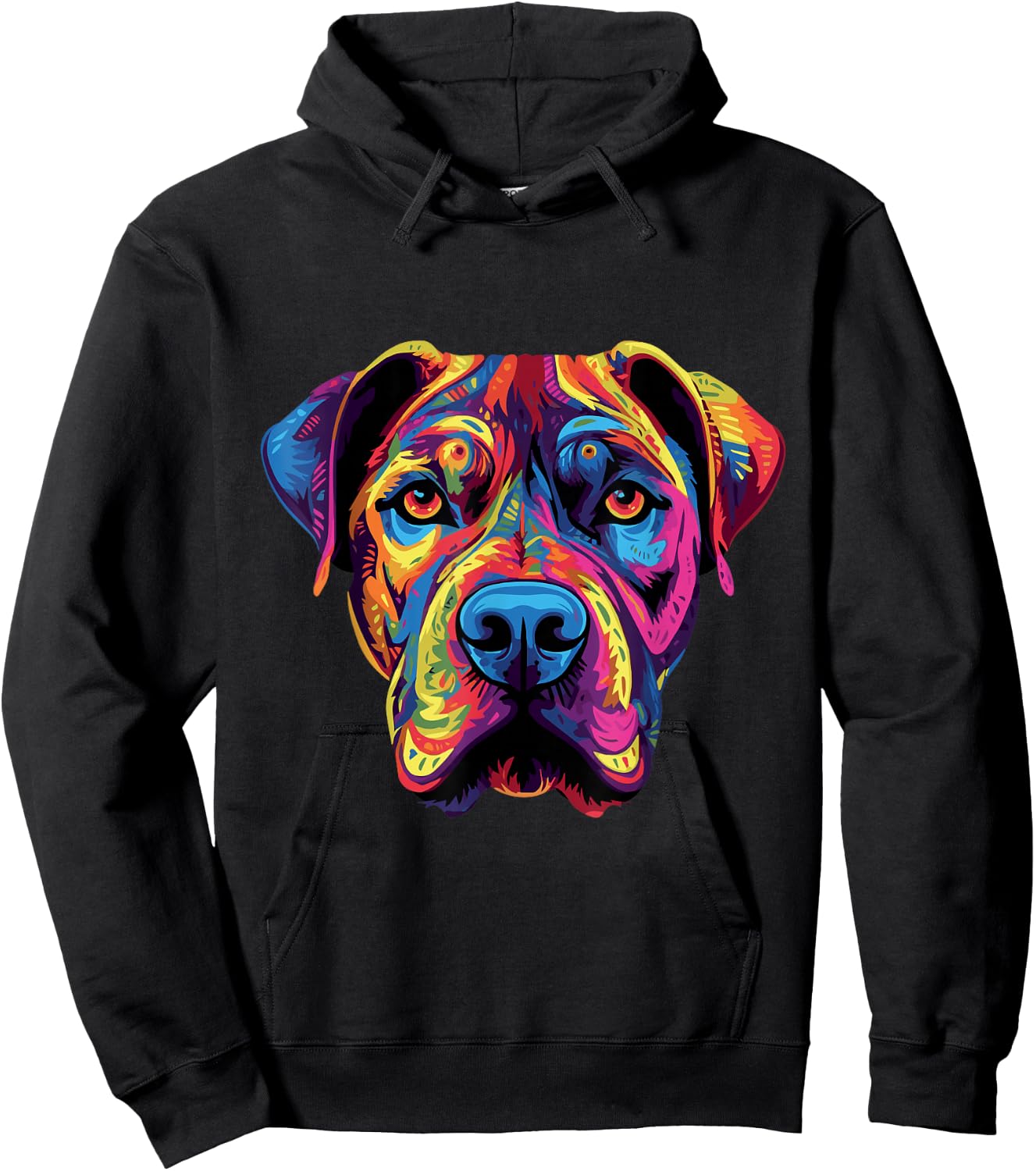 Presa Canario Coloful Dogo Canario Hoodie - Hoodie | Black