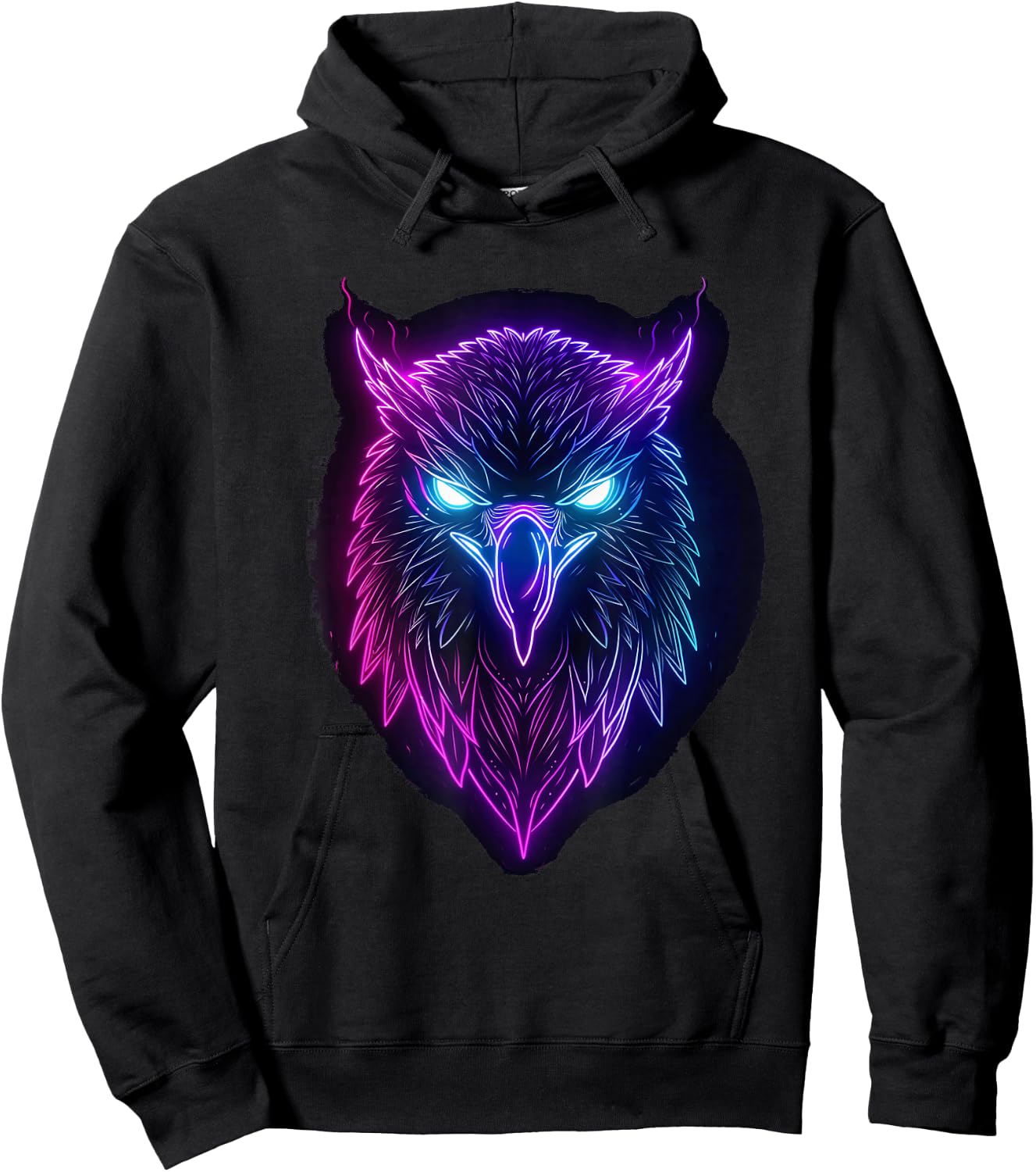Odin farbiger lila Rabe Odins Rabe Wikinger Walhalla Pagan Hoodie - Hoodie | Black