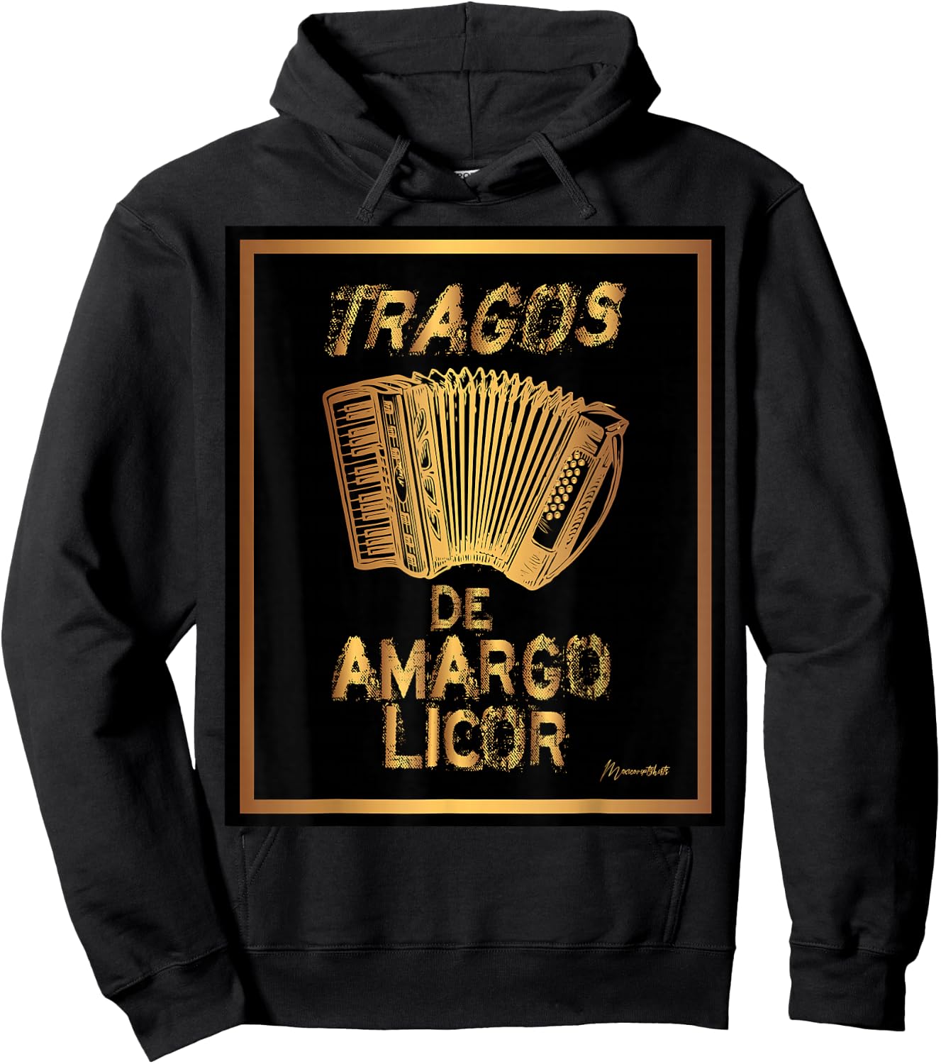 Tragos De Amargo Licor Gold T Shirt Hoodie - Hoodie | Black