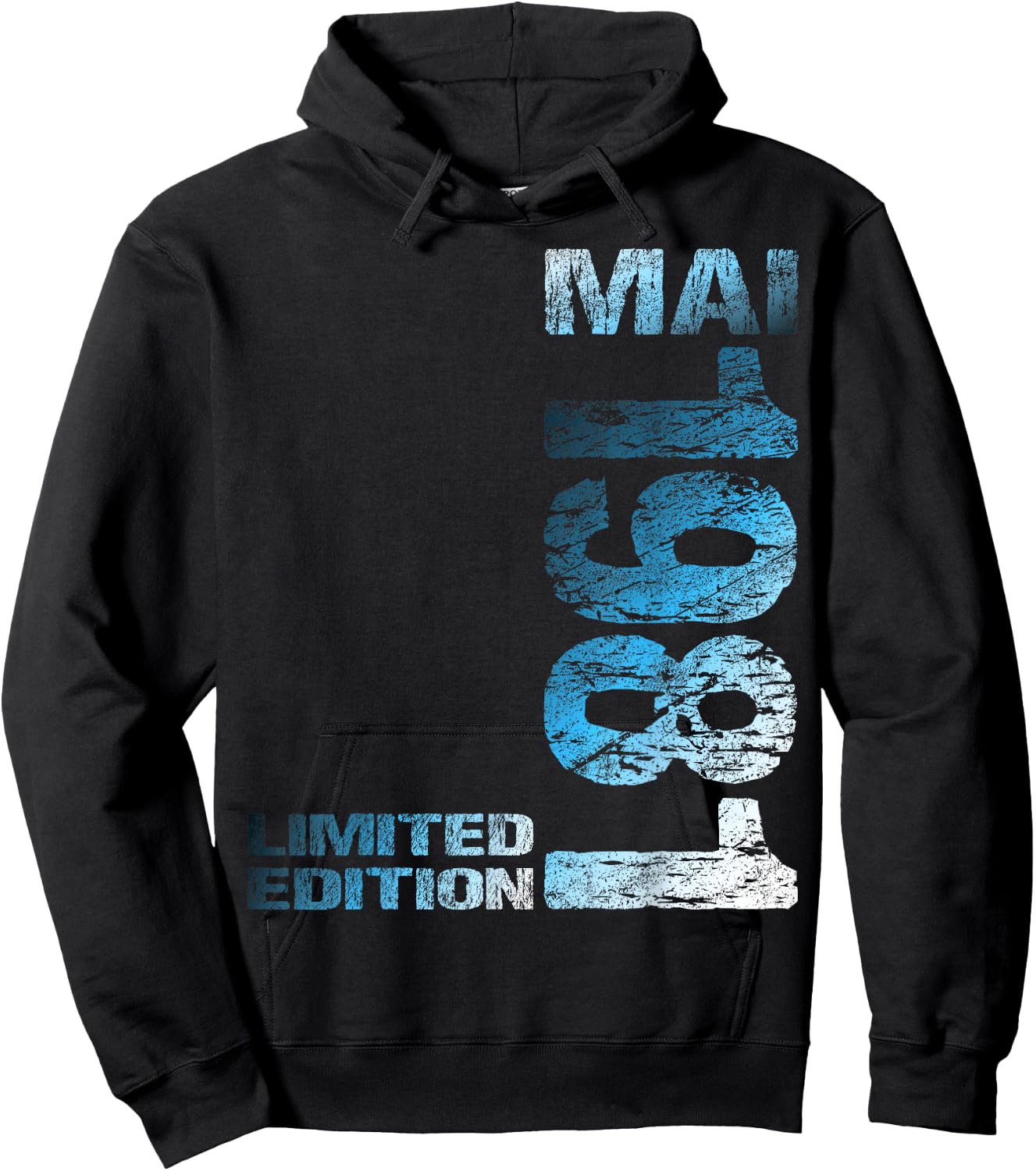 Limited Edition Mai 1981 Mann Frau 45. Geburtstag Hoodie - Hoodie | Black