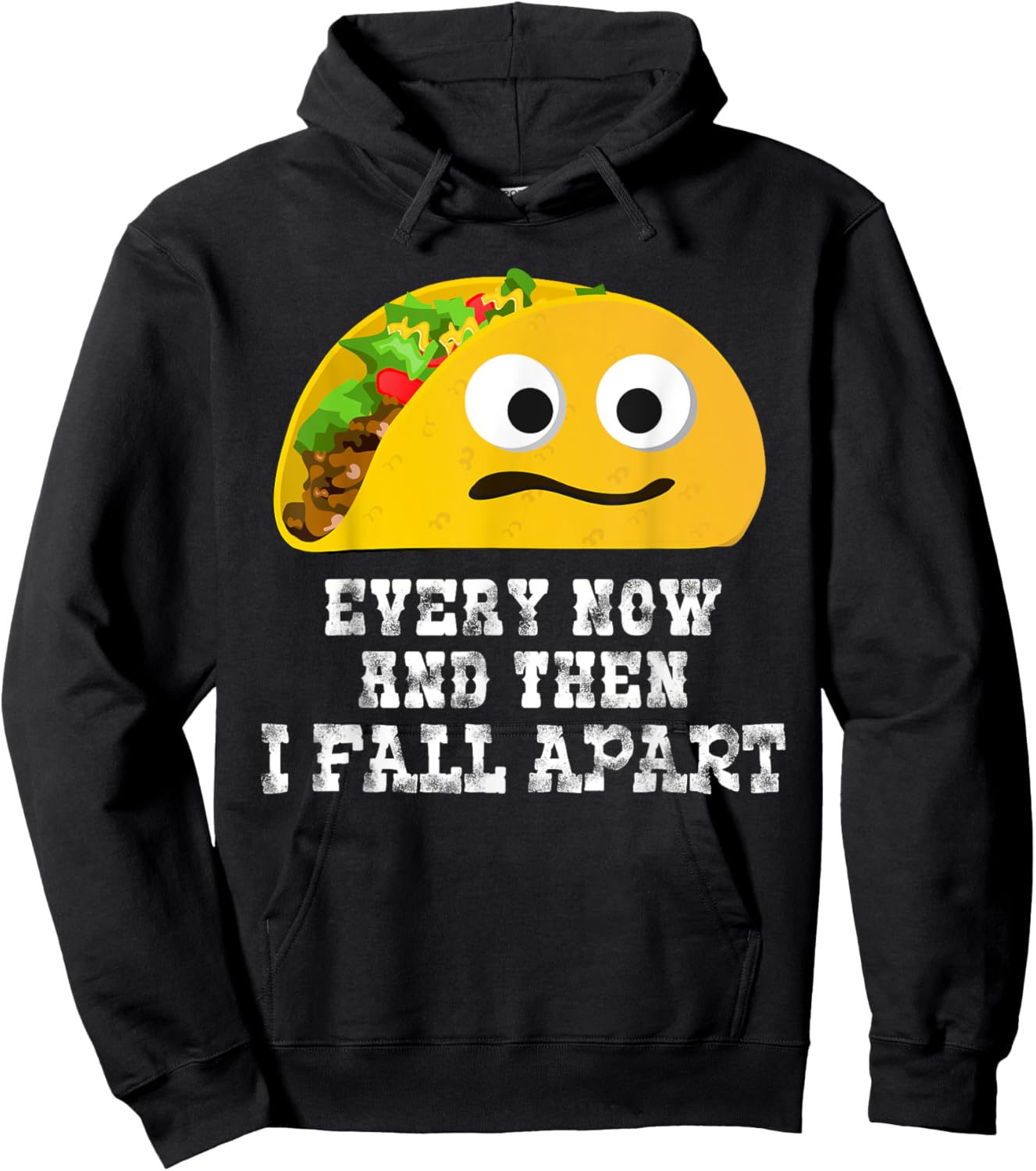 Cinco de Mayo Shirt Taco Fall Apart Hoodie - Hoodie | Black