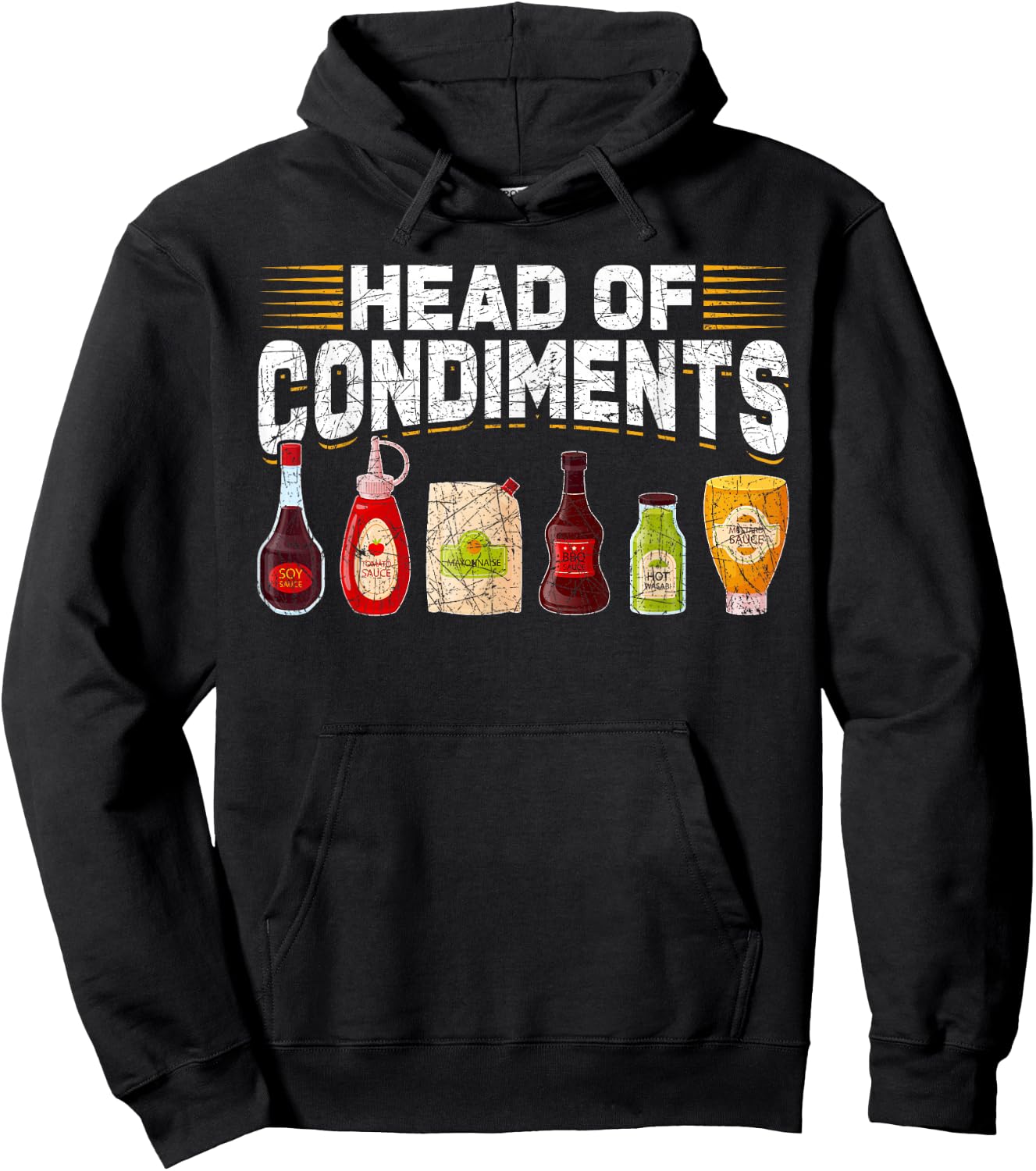 Head Of Condiments Barbecue Hoodie - Hoodie | Black