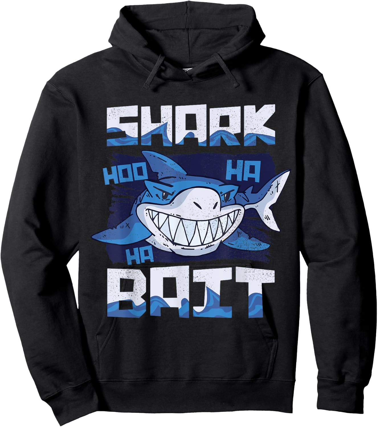 Shark Bait Hoo Ha Ha Funny T Shirt Funny Shark of Week Hoodie - Hoodie | Black