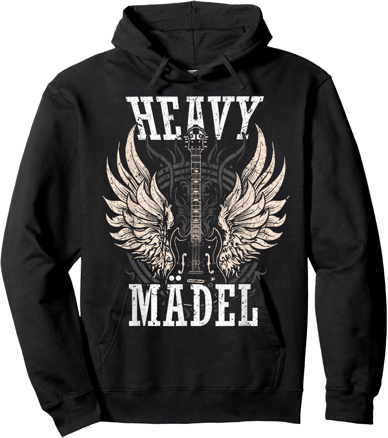Women's Heavy Girls Rocker Metal , black Hoodie - Hoodie | Black