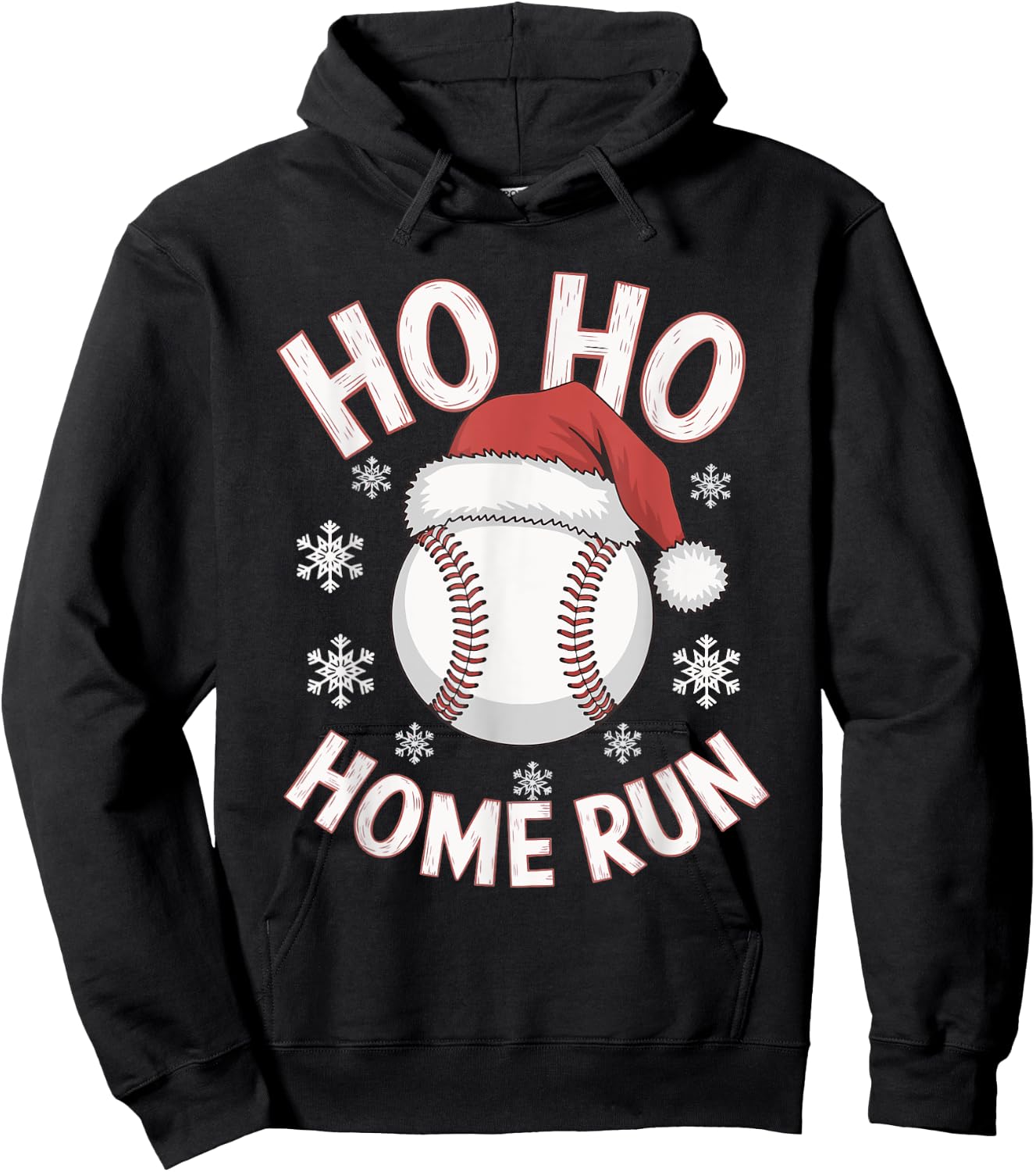 Ho Ho Home Run Hoodie - Hoodie | Black