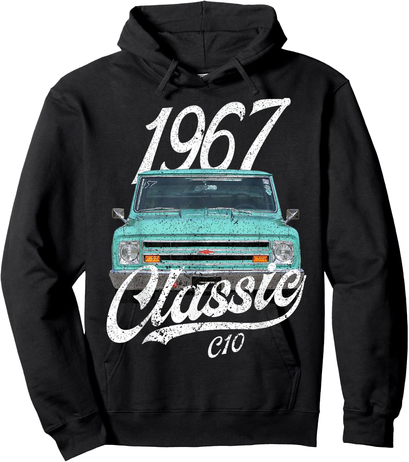 1967 C10 67' Chevys Hoodie - Hoodie | Black