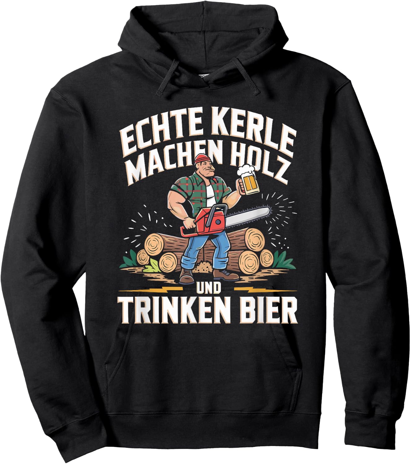 Funny Chainsaw Forest Worker Women , black Hoodie - Hoodie | Black