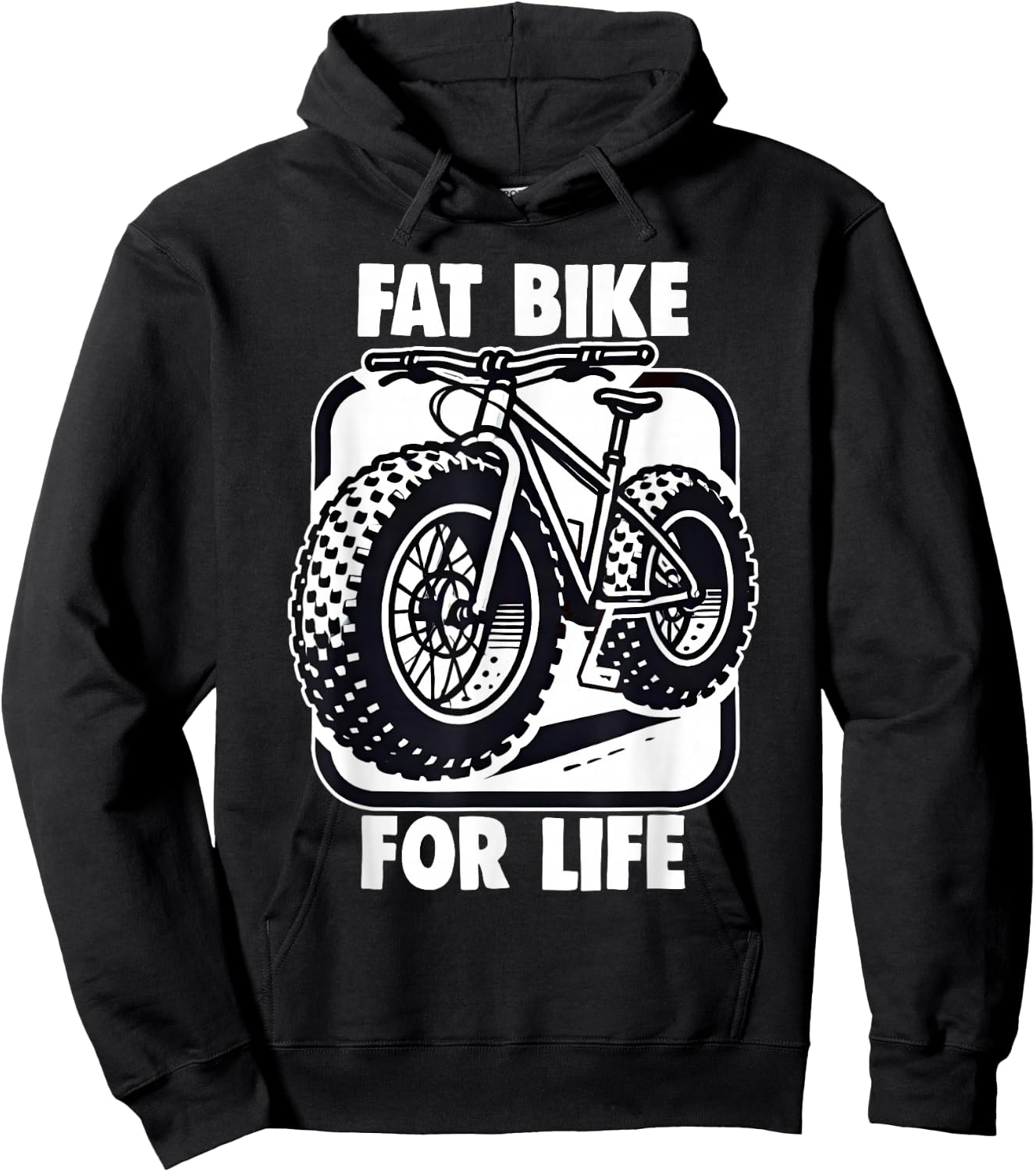 Fatbike Mountainbike Fat Bike For Life Mtb Fatbike Hoodie - Hoodie | Black