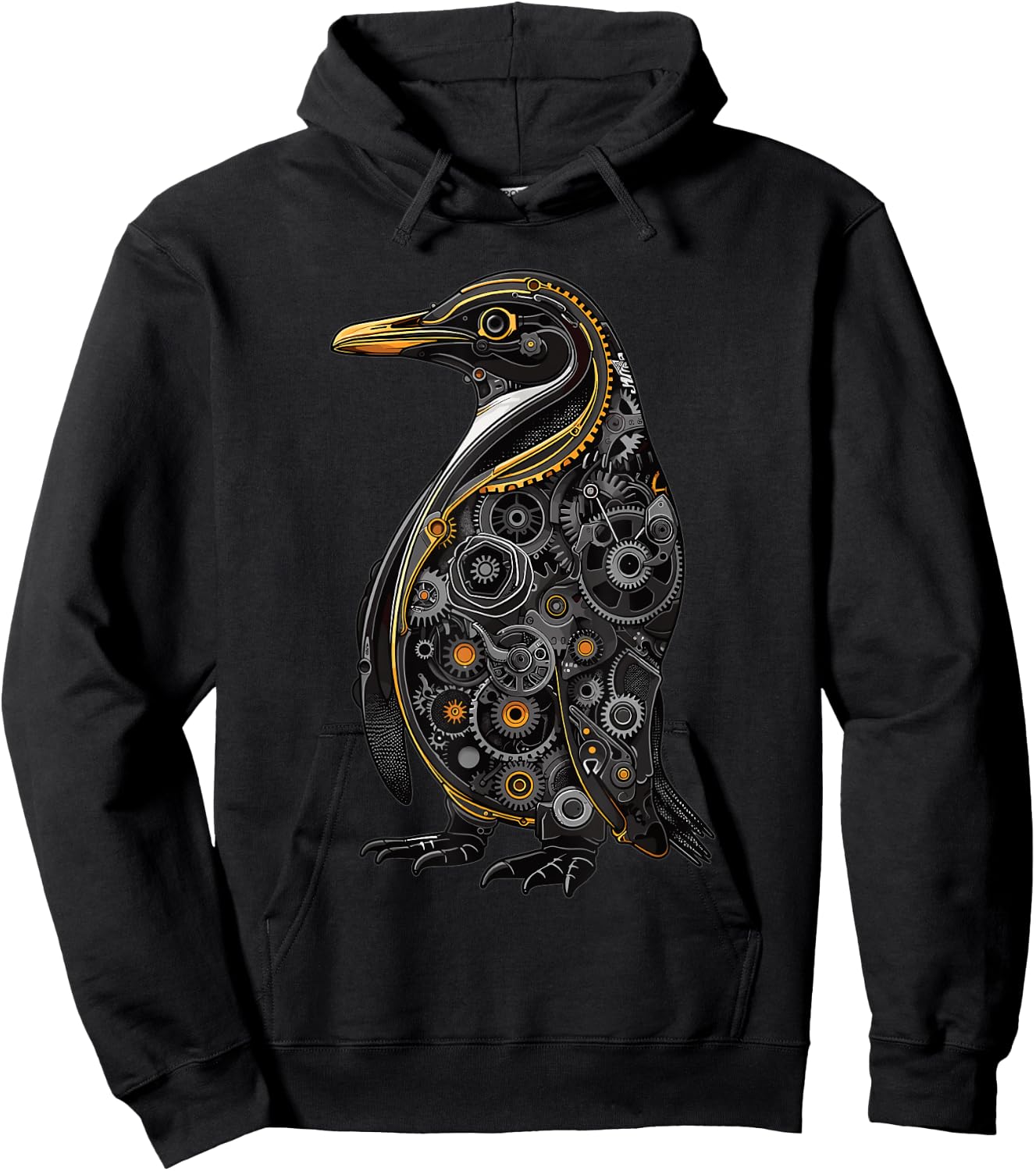 Steam Punk Penguin Steampunk Art Hoodie - Hoodie | Black