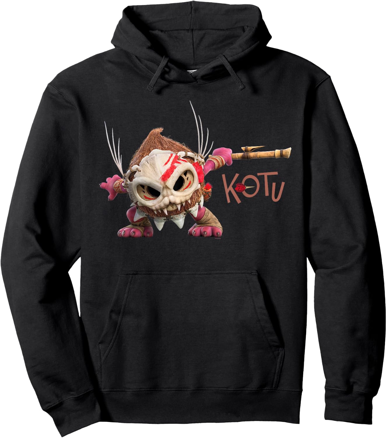 Disney Moana 2 Kotu the Kakamora Action Pose , Black, S Hoodie - Hoodie | Black