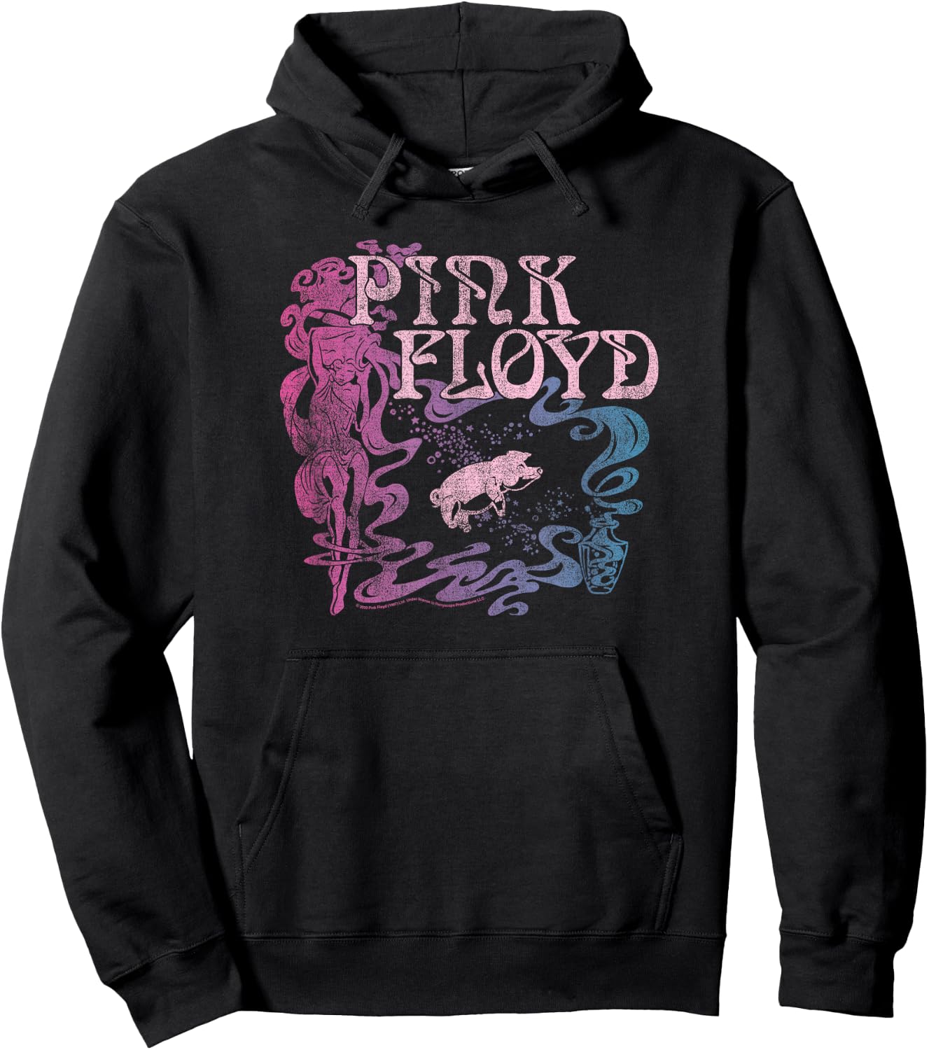 Pink Floyd Nouveau Animals Hoodie - Hoodie | Black