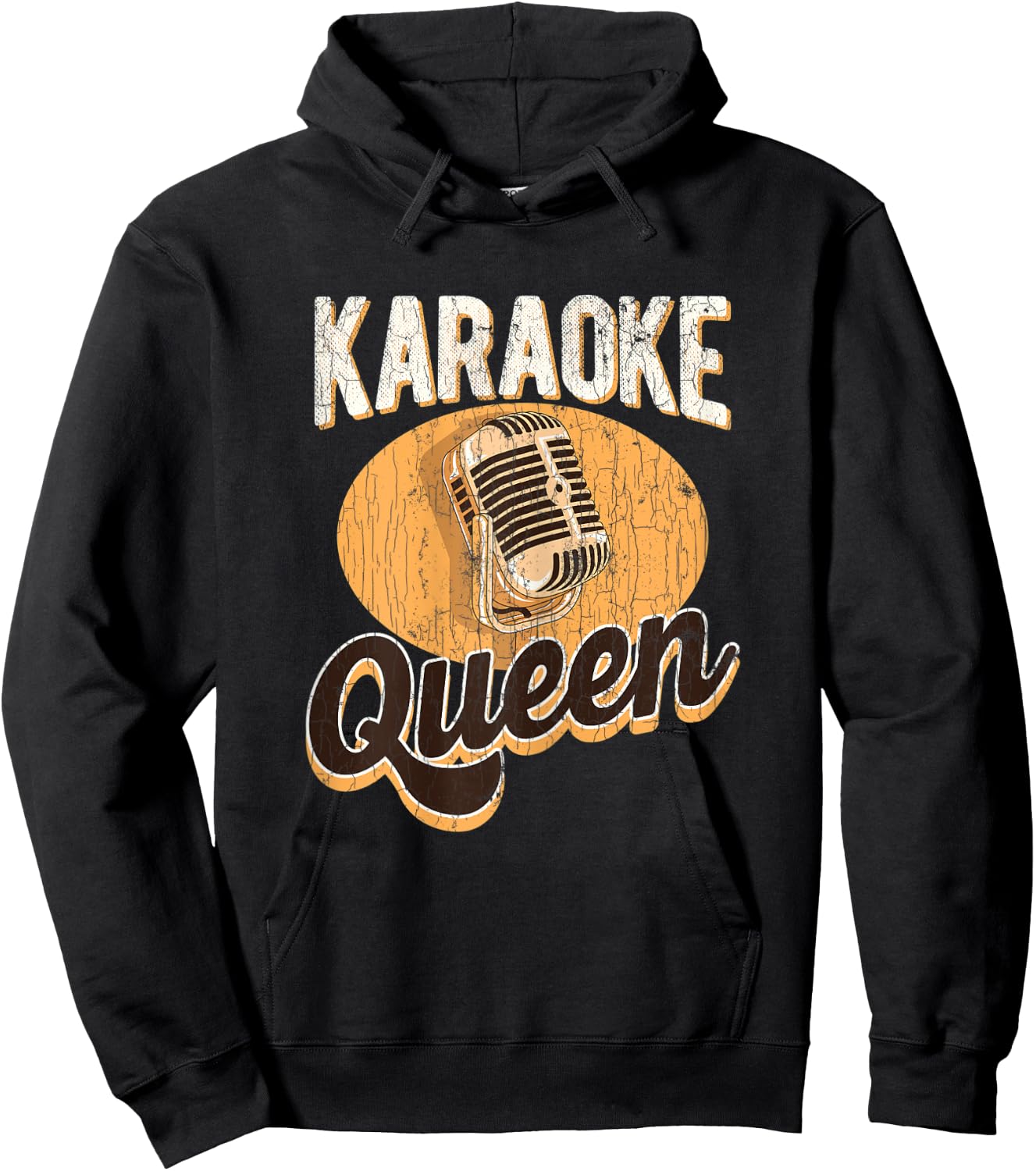 Karaoke Apparel Gift Karaoke Queen Gifts Hoodie - Hoodie | Black