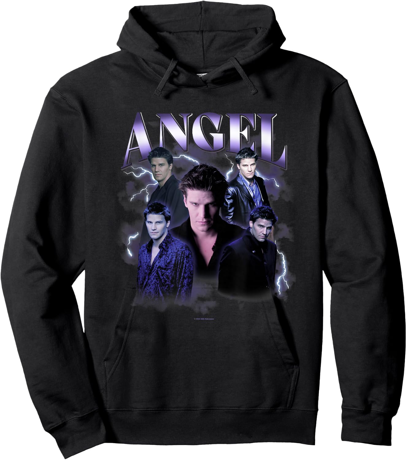 Buffy The Vampire Slayer Iconic Angel 90's Collage Poster , Black, S Hoodie - Hoodie | Black