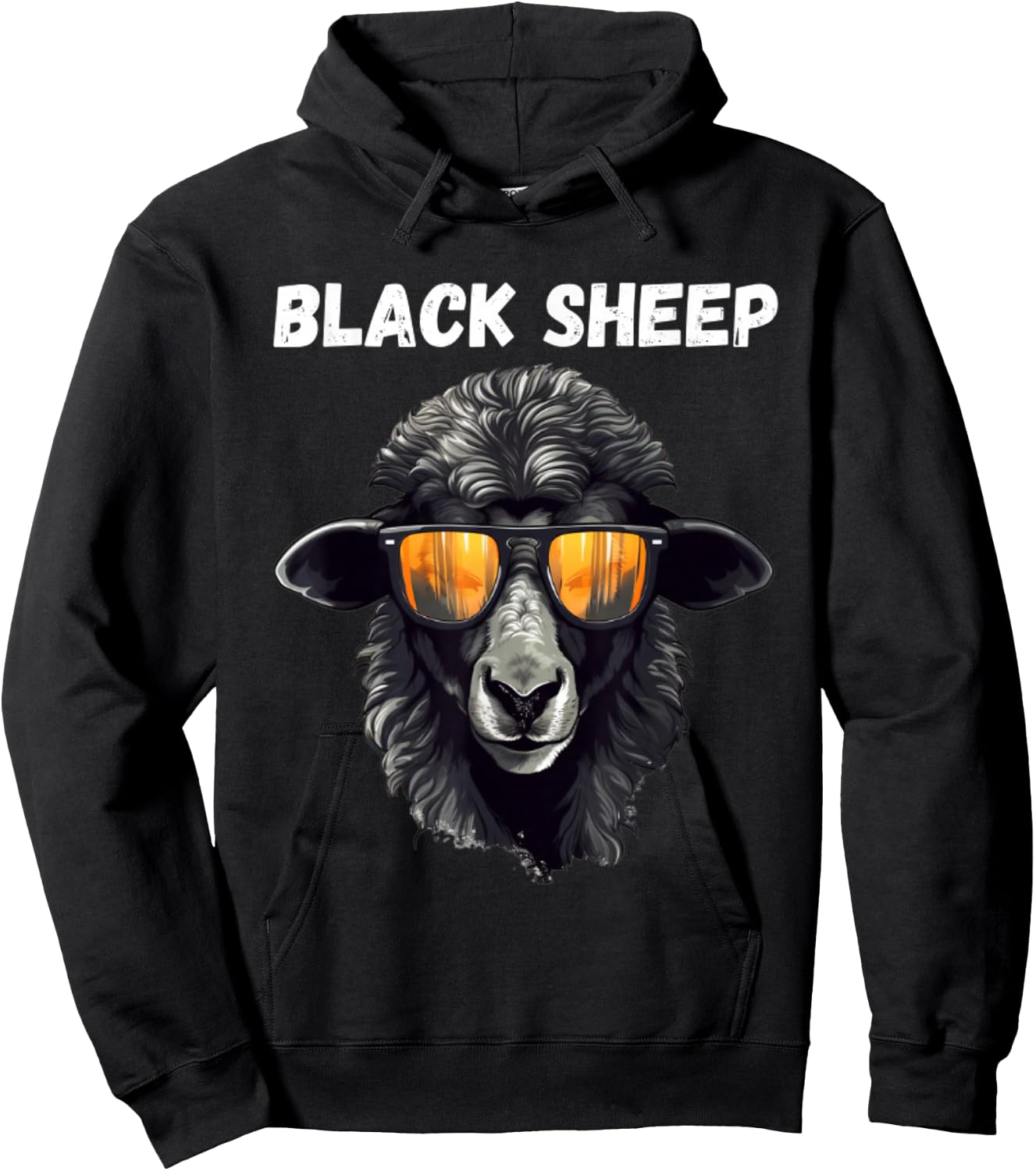 Black Sheep Squad - Outcast Black Sheep In Family Hoodie - Hoodie | Black