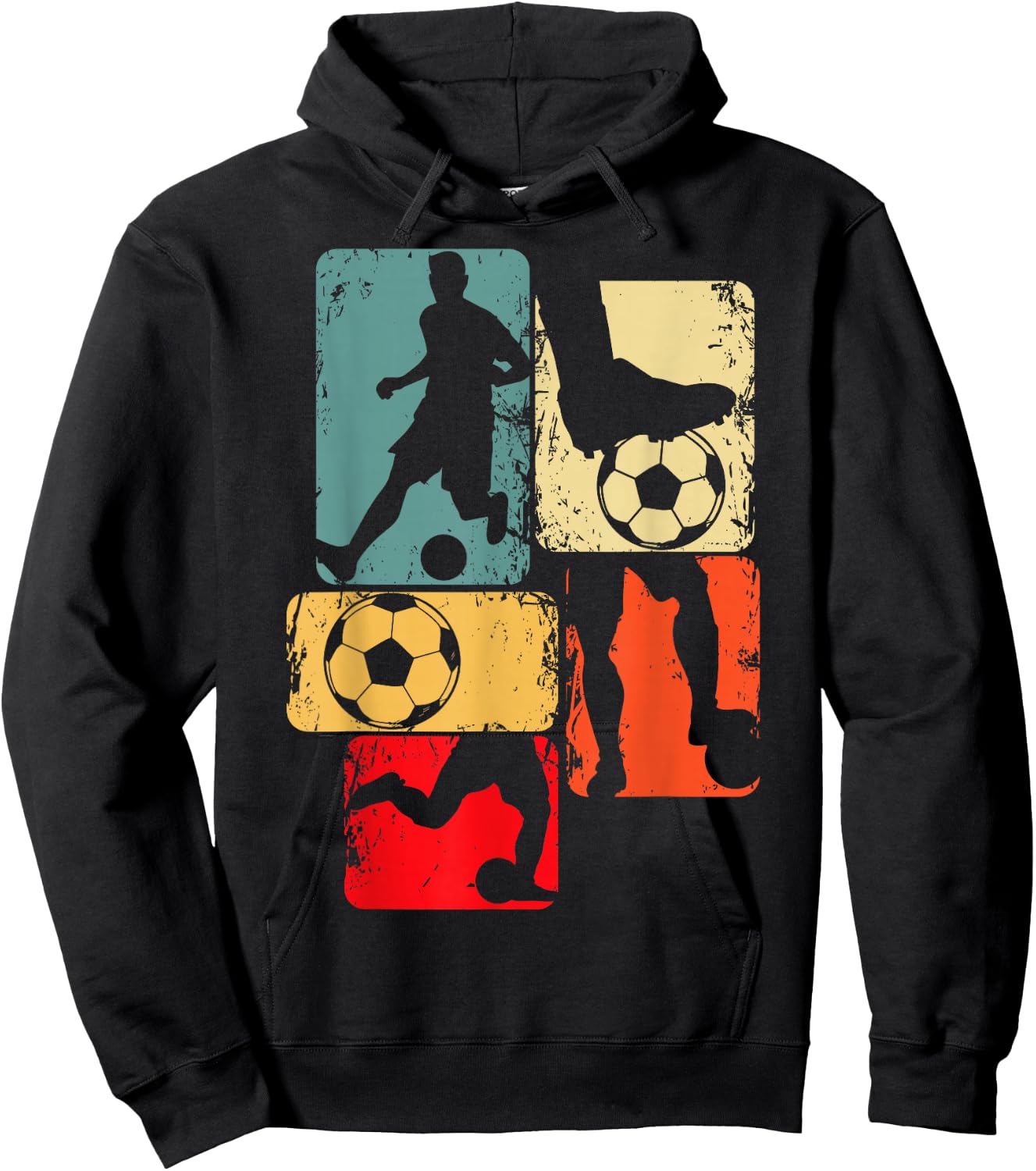 Football Player Boys Kids , black Hoodie - Hoodie | Black