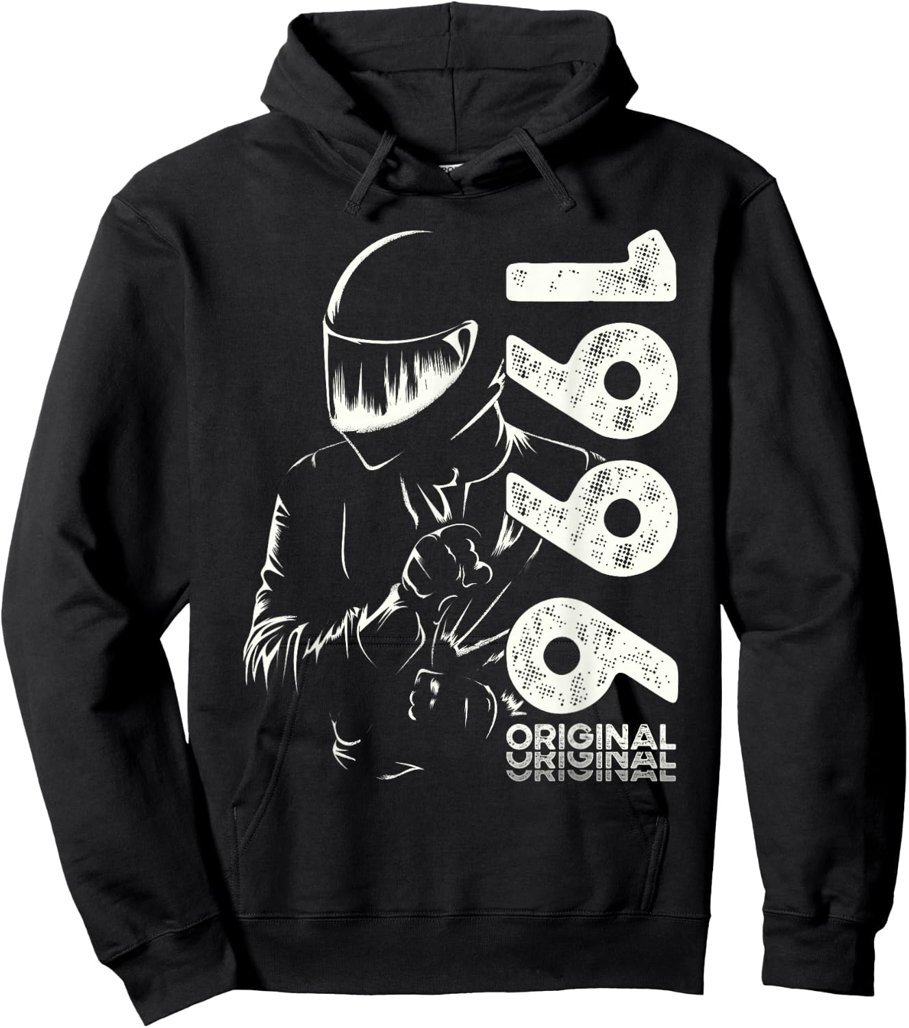 30. Geburtstag Mann Motorrad Motorradfahrer Biker 1996 Hoodie - Hoodie | Black