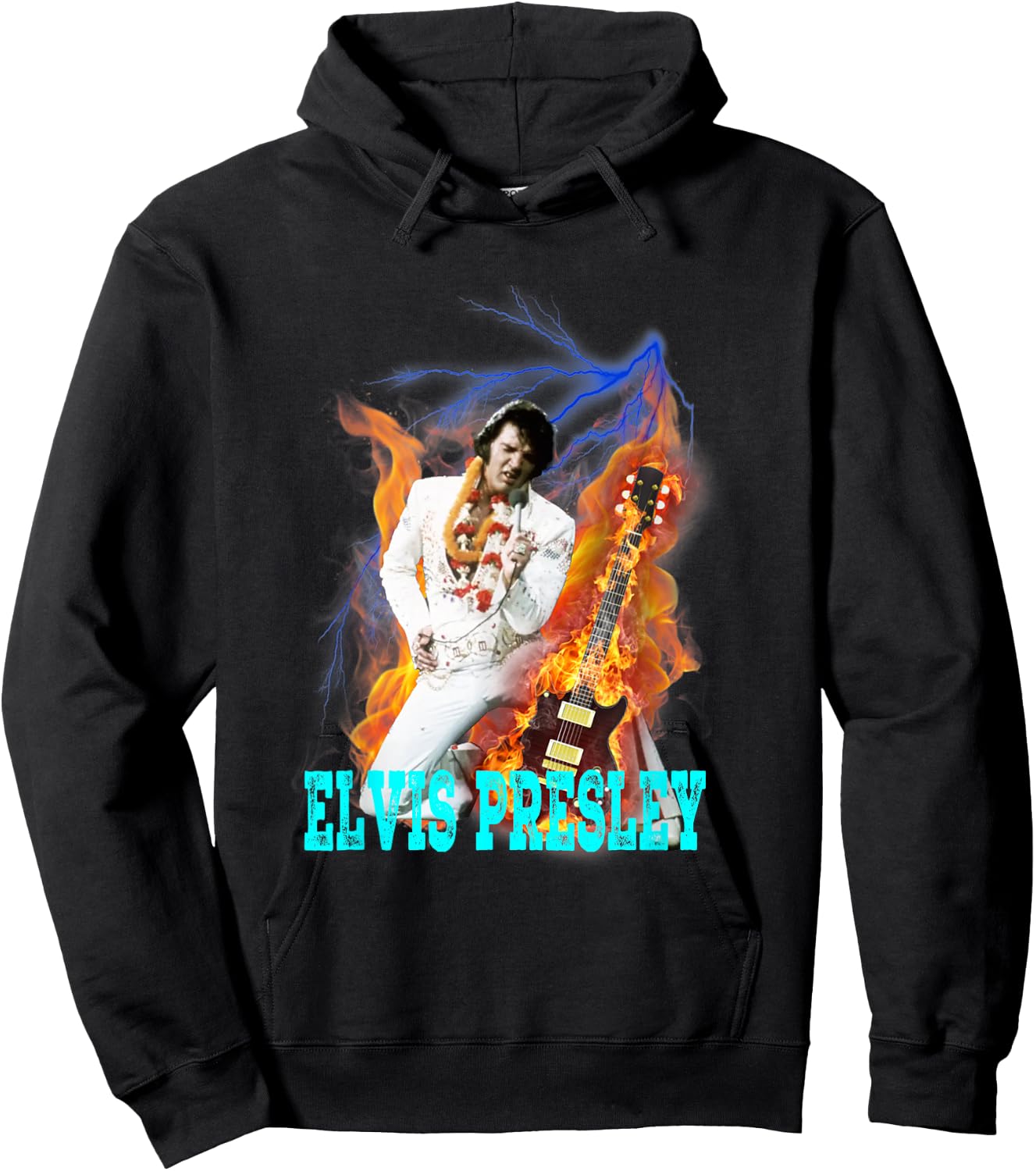 Elvis Presley_004 , black Hoodie - Hoodie | Black