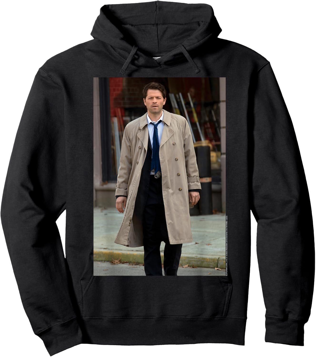 Supernatural Castiel Ass Butt Hoodie - Hoodie | Black