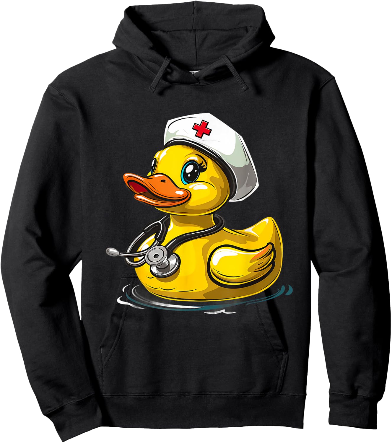 Doctor Rubber Duck Nursing School Medical Rubber Duck Hoodie - Hoodie | Black