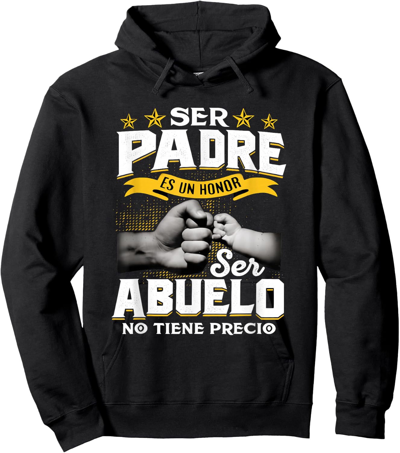 Ser Papa ES Un Honor Ser Abuelo No Tiene Precio Father's Day Hoodie - Hoodie | Black