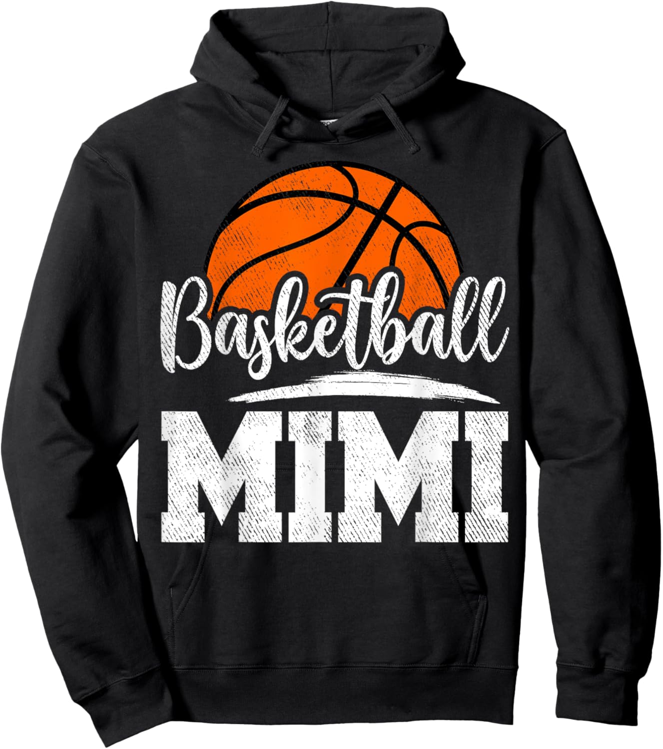 Basketball Mimi Basketball Player Game Day Mother's Day Hoodie - Hoodie | Black