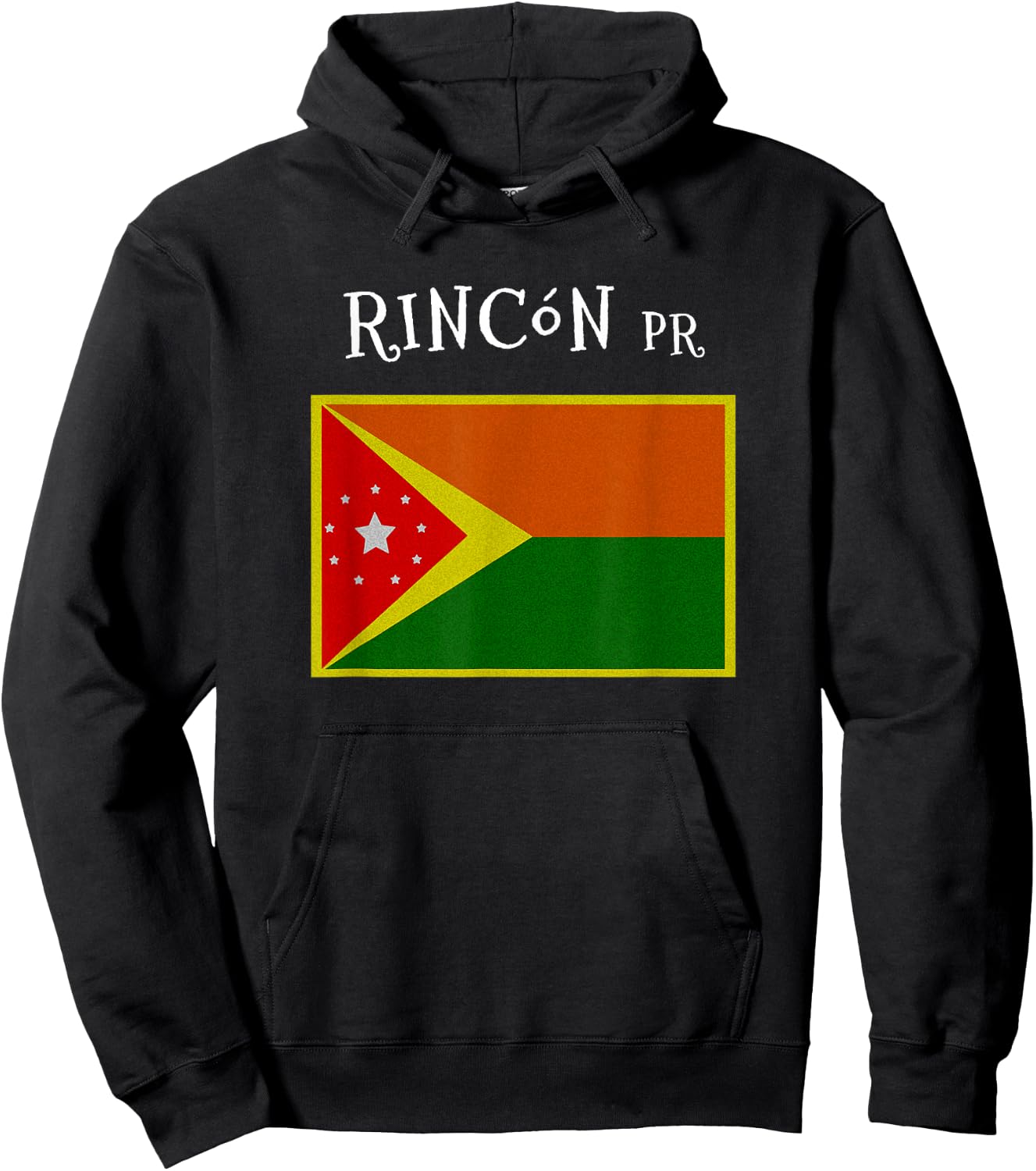 Rincon Puerto Rico Flag Hoodie - Hoodie | Black