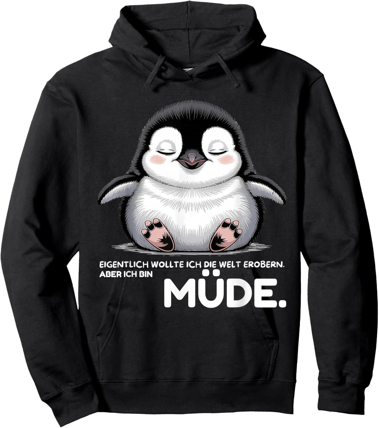 eigentlich wollte ich die Welt erobern Aber ich Bin müde Hoodie - Hoodie | Black