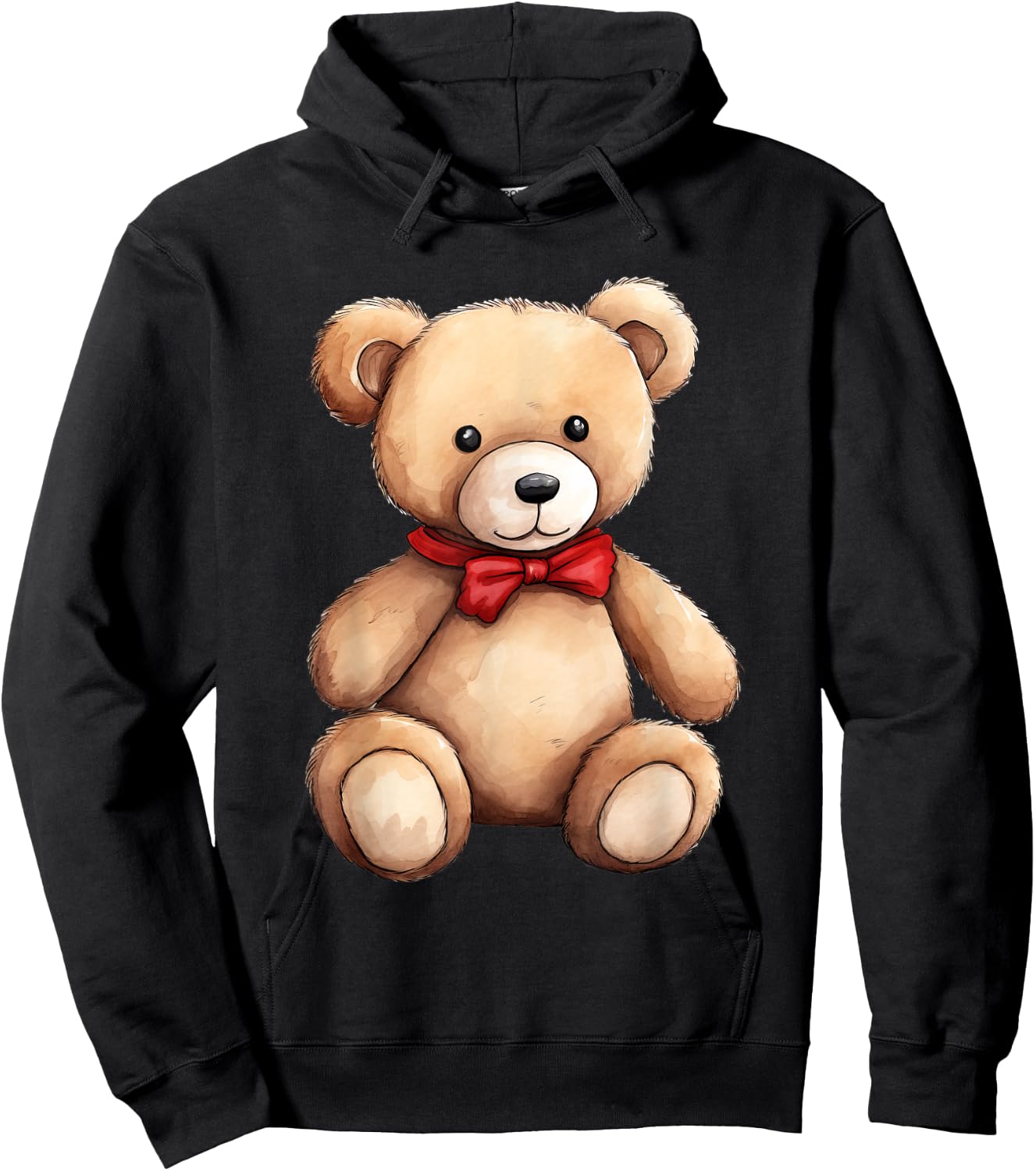 Teddy Bear Hoodie - Hoodie | Black