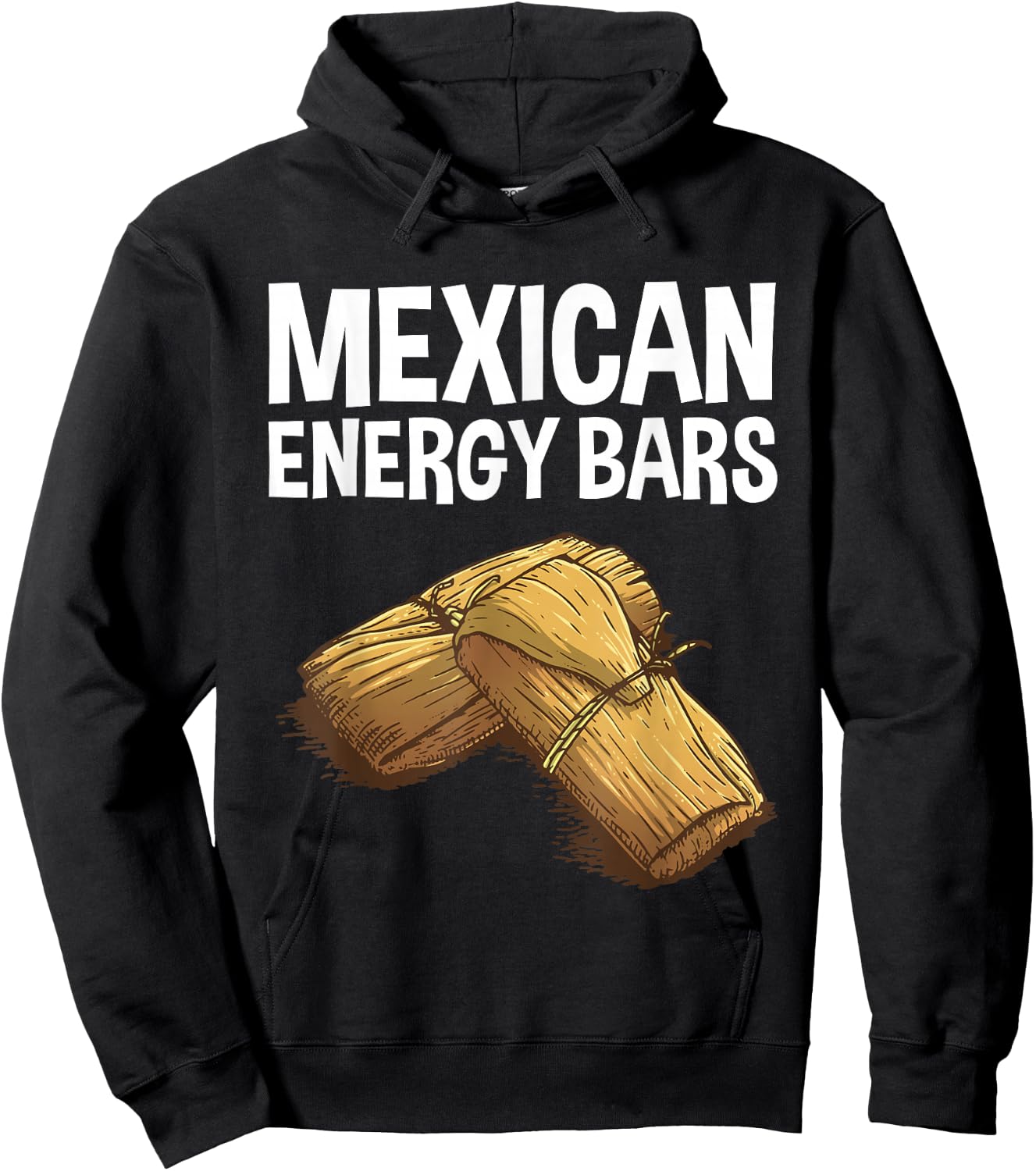 Cool Tamale Women Masa Corn Flour Fiesta Energy Bar Hoodie - Hoodie | Black