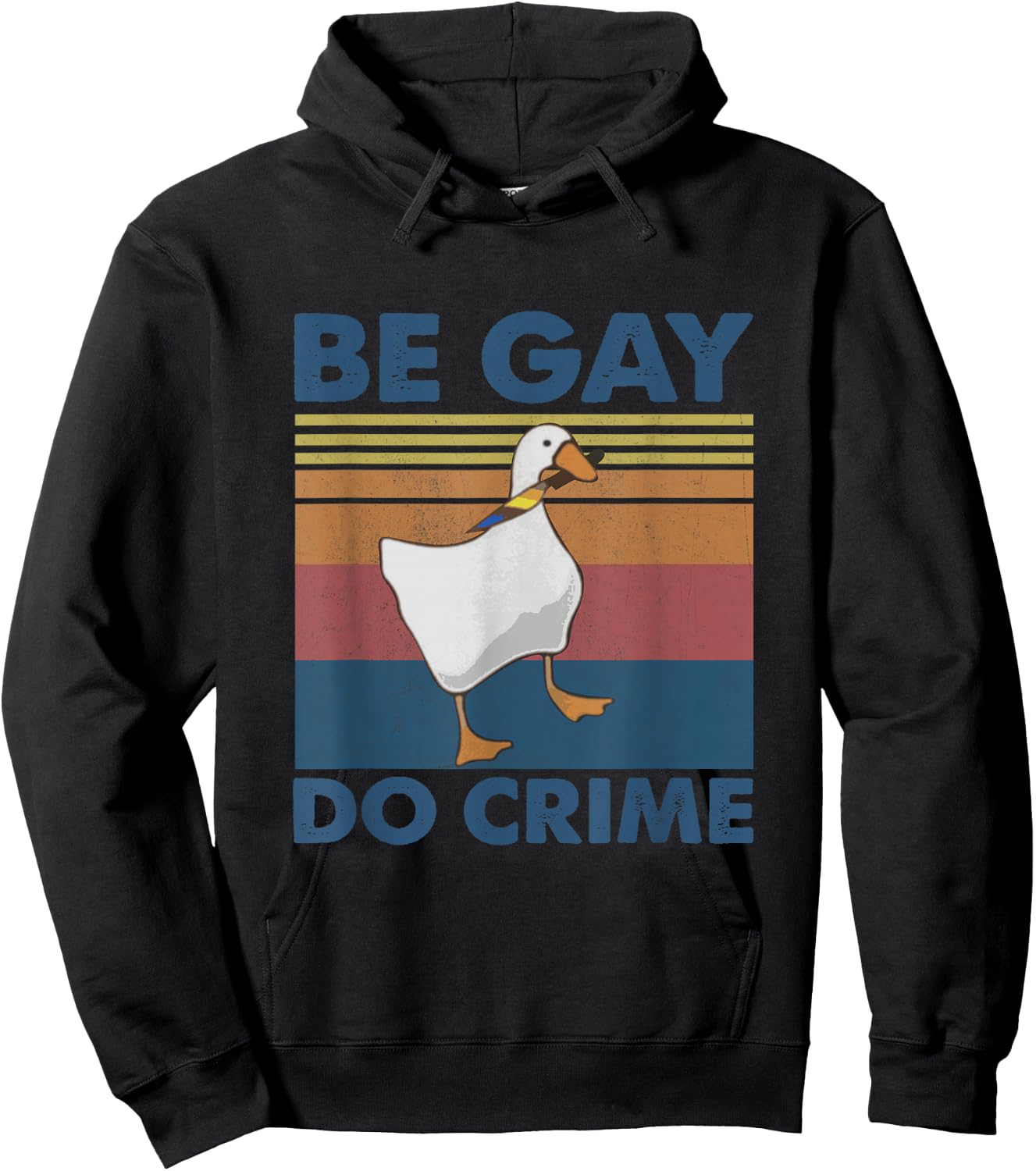 Be Gay Do Crime, Queer Pride Lesben LGBT LGBTQ, lustiges Geschenk Hoodie - Hoodie | Black