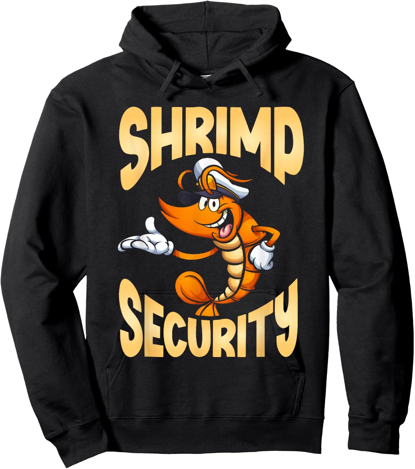 Shrimp Security Shrimp Lover Seafood Ocean Hoodie - Hoodie | Black