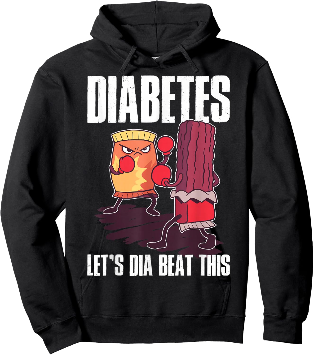 Diabetes Lets Dia Beat This Diabetic Hoodie - Hoodie | Black