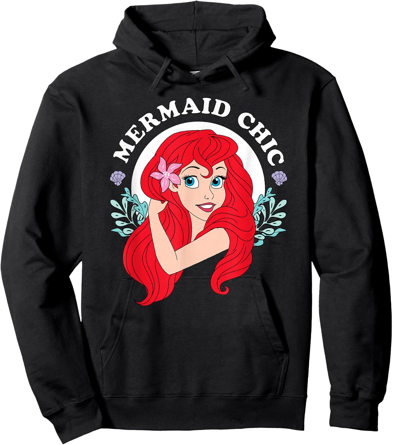 Disney Princess - Mermaid Chic Ariel Hoodie - Hoodie | Black