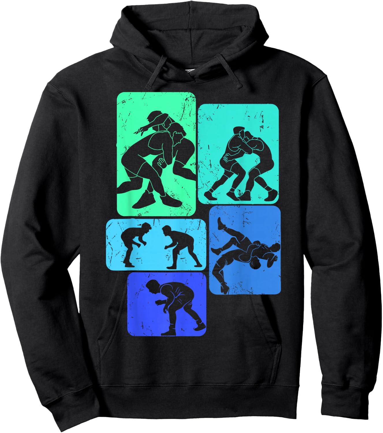 Wrestling Wrestling Child Man , Black, S Hoodie - Hoodie | Black