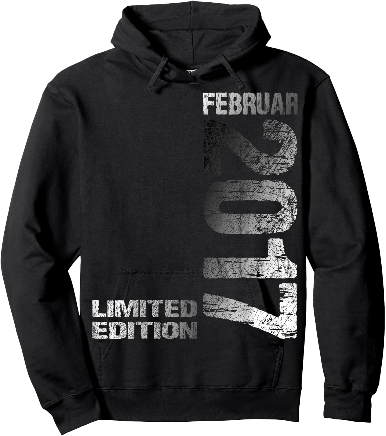 February 2017 Boy Girl 8th Birthday Limited Edition , black, S Hoodie - Hoodie | Black
