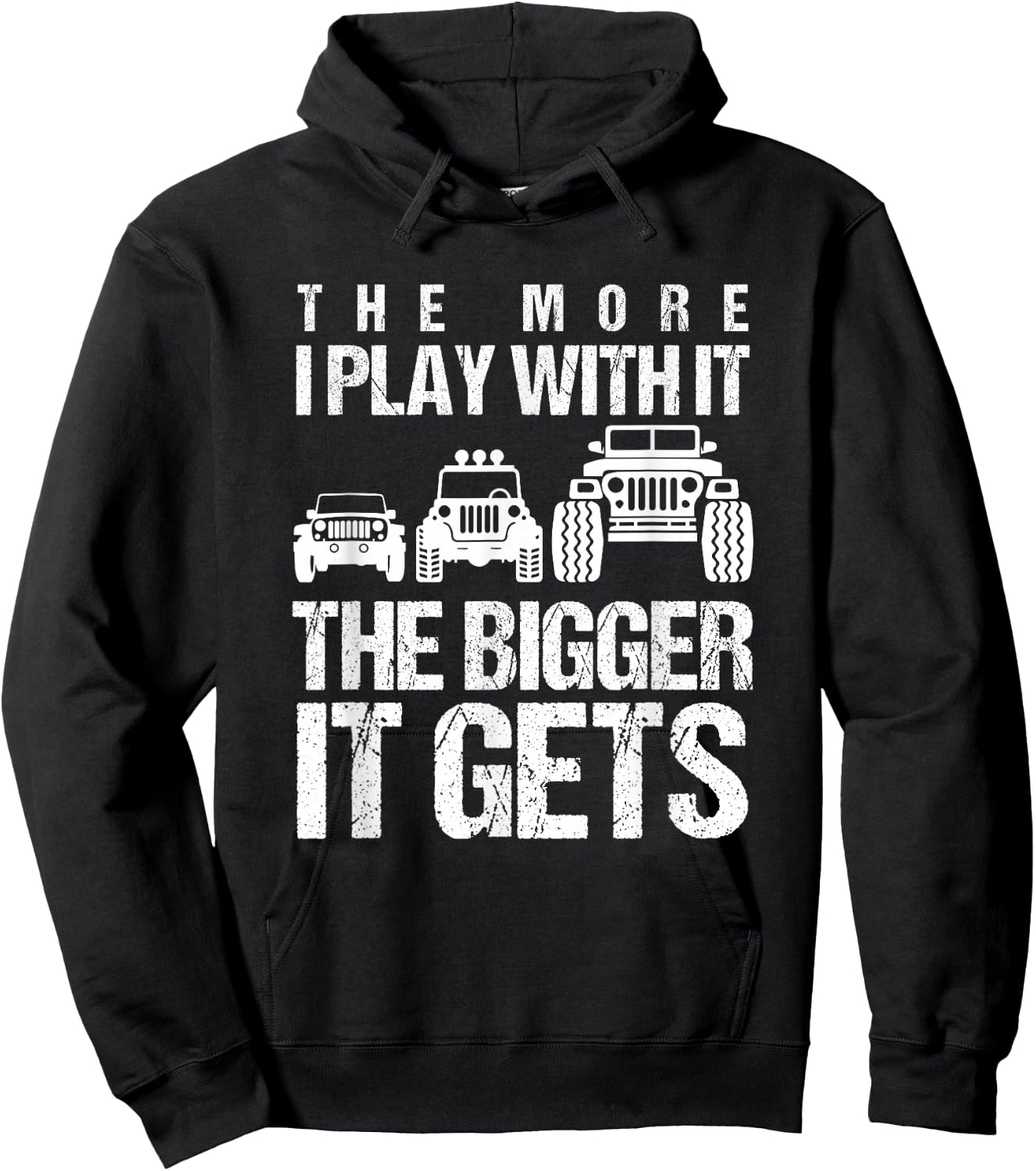Funny Offroading Puns Off-Road Vehicle Car Collector Small Hoodie - Hoodie | Black