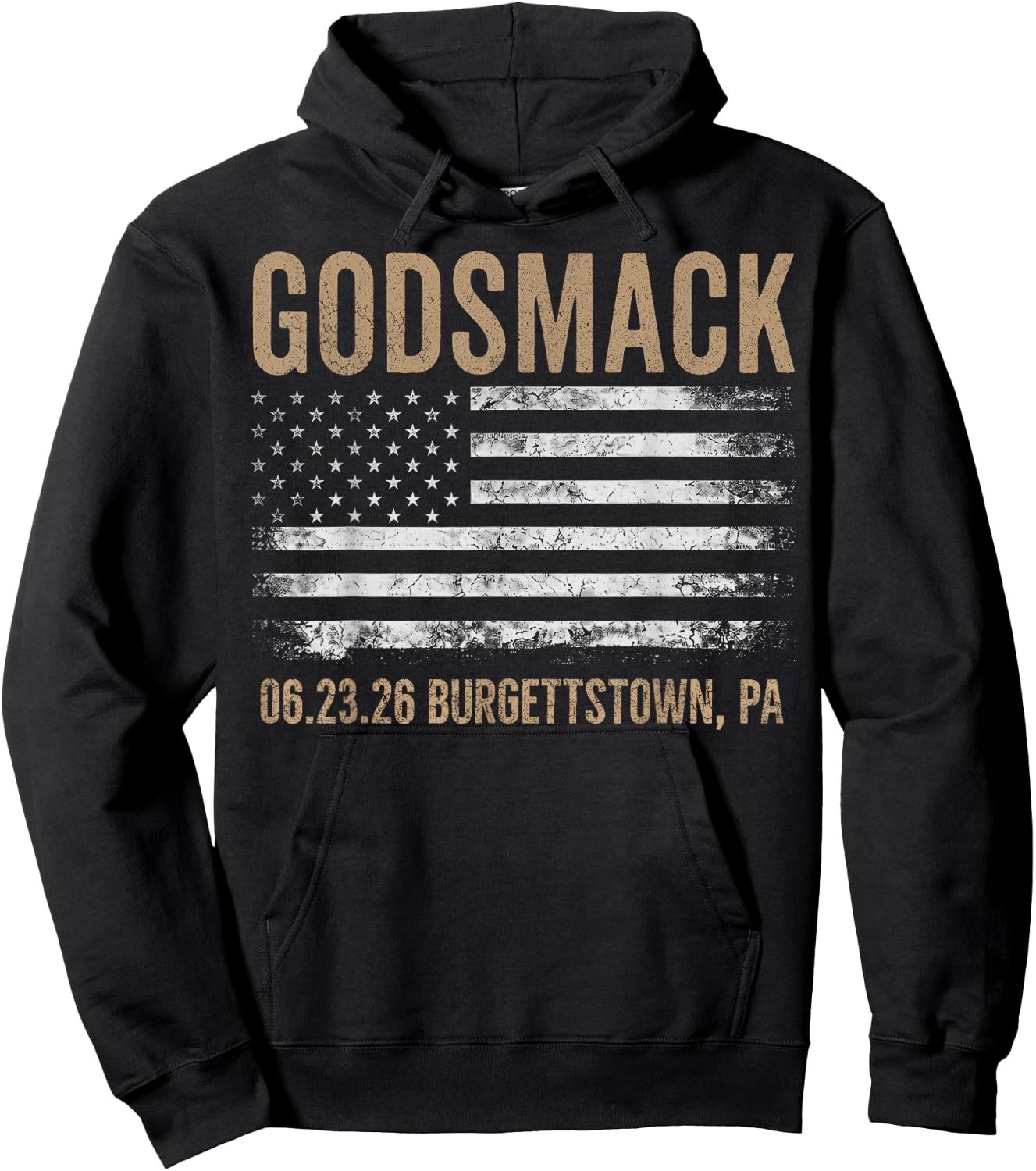 Godsmack The Rise of Rock 2026 Burgettstown Hoodie - Hoodie | Black
