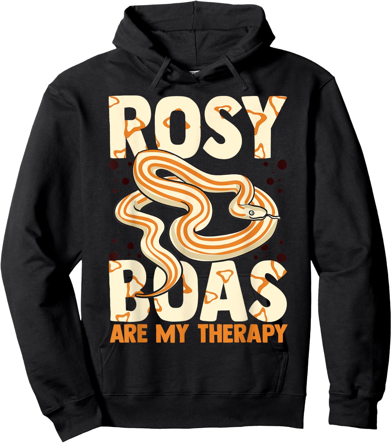 Rosy Boa Funny Desert Snake Animals Hoodie - Hoodie | Black