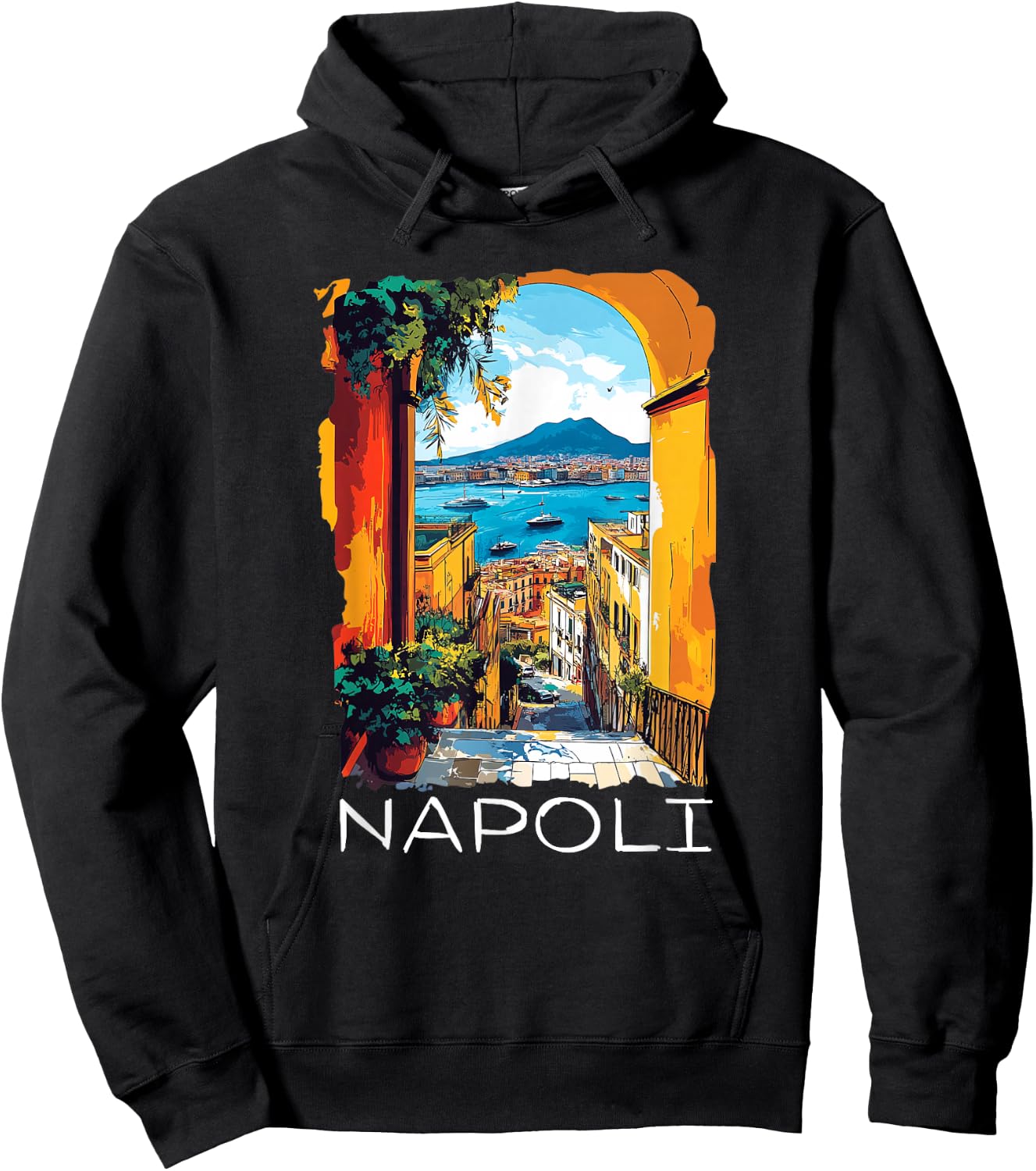 Napoli Italia / Naples Italy / Naples Hoodie - Hoodie | Black
