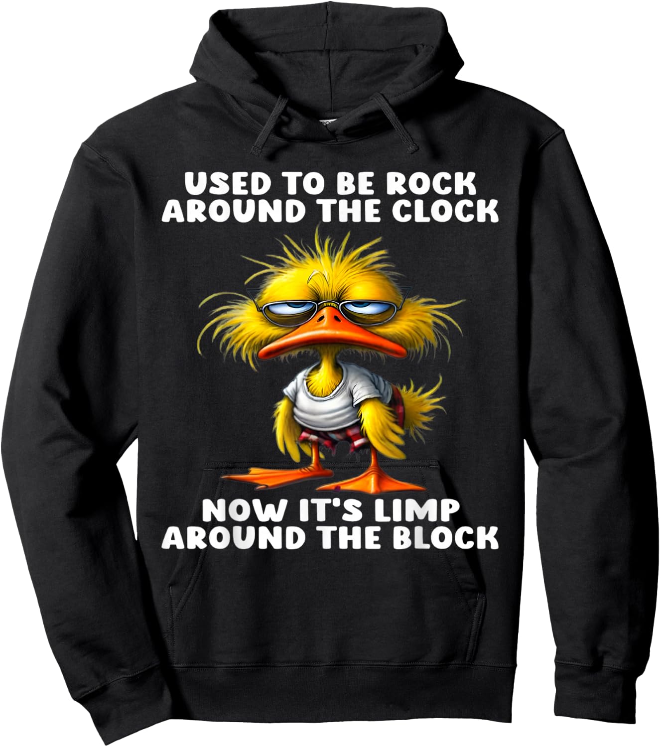 It used to be rocky around the clock, now it's limp Hoodie - Hoodie | Black