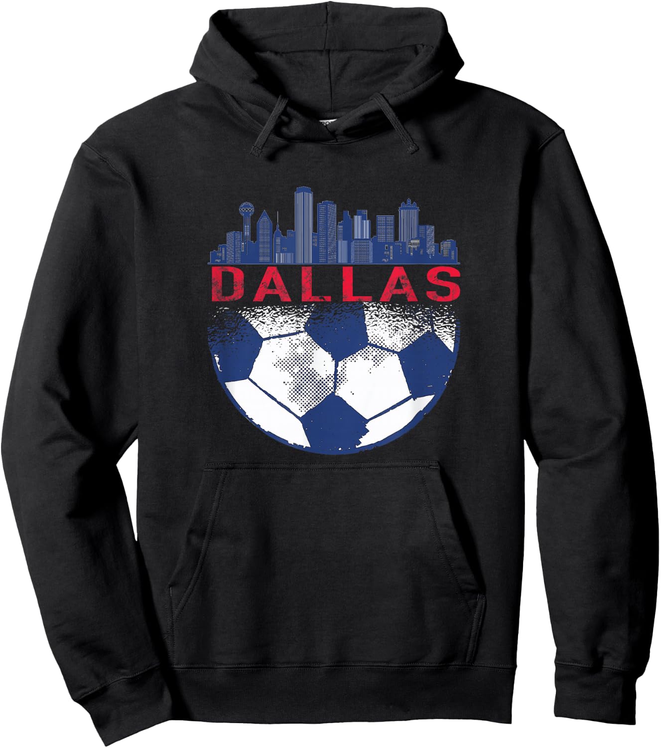 Dallas Texas Fan fc t Shirt Hoodie - Hoodie | Black