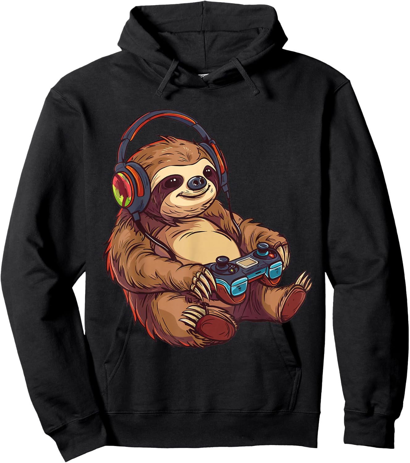 Sloth gaming Hoodie - Hoodie | Black