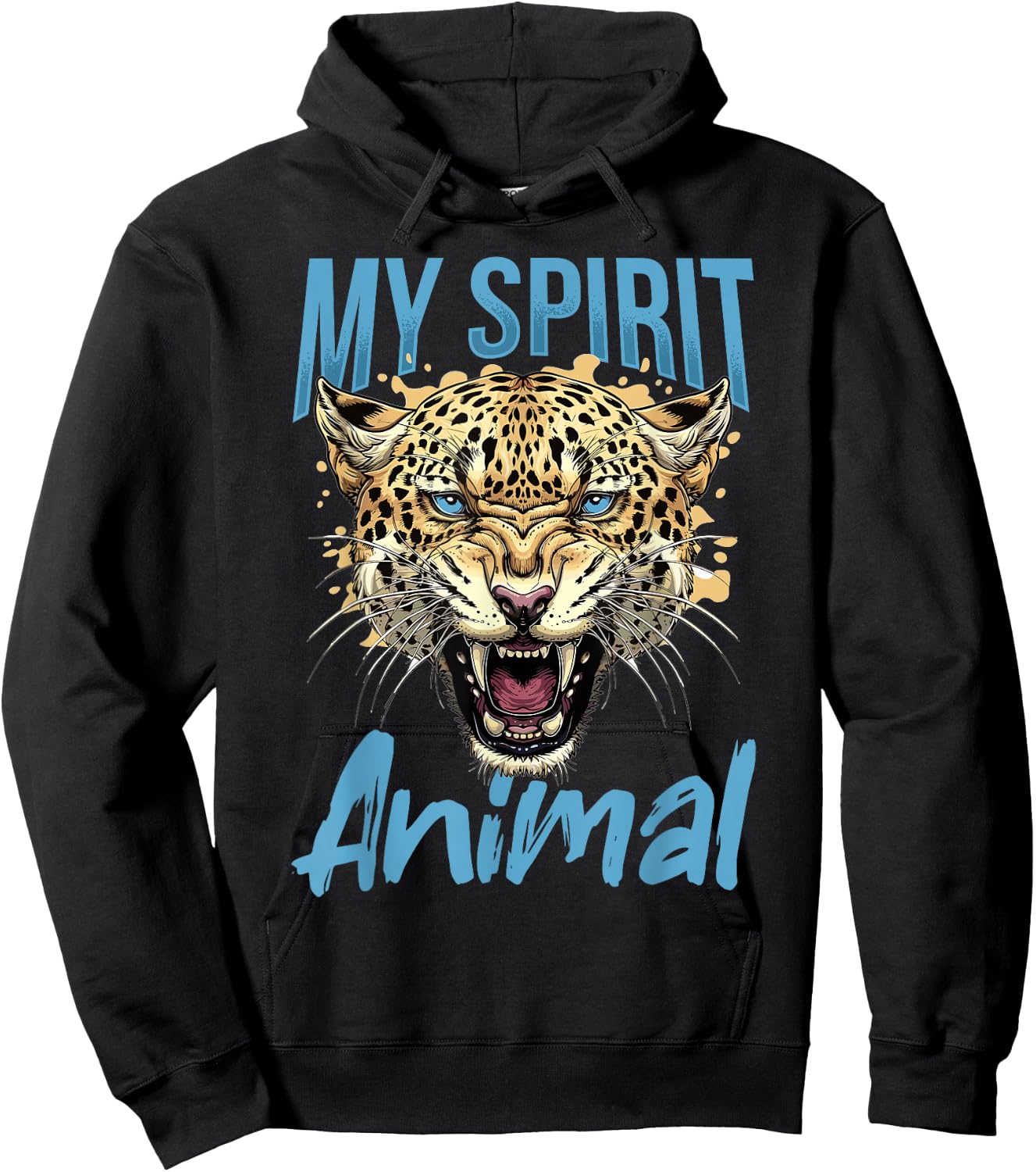 Funny Jaguar Animal my spirit animal Hoodie - Hoodie | Black