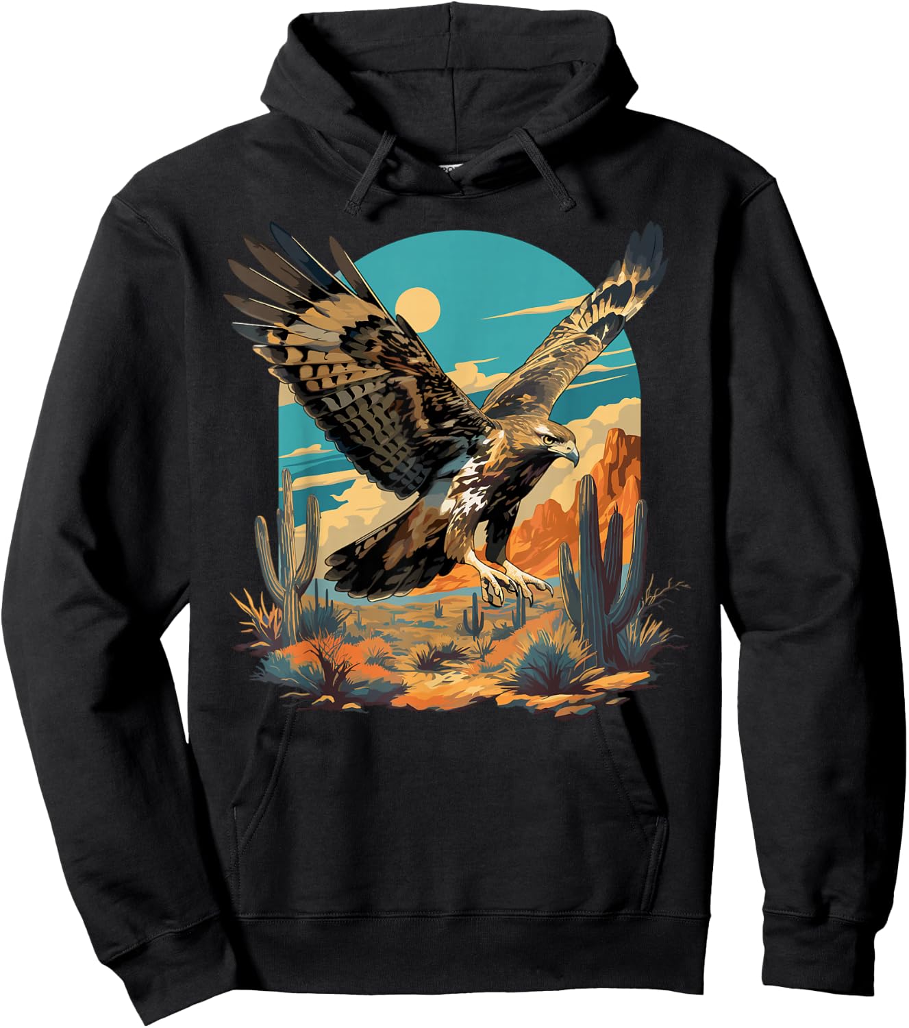 T-Shirt Hoodie - Hoodie | Black